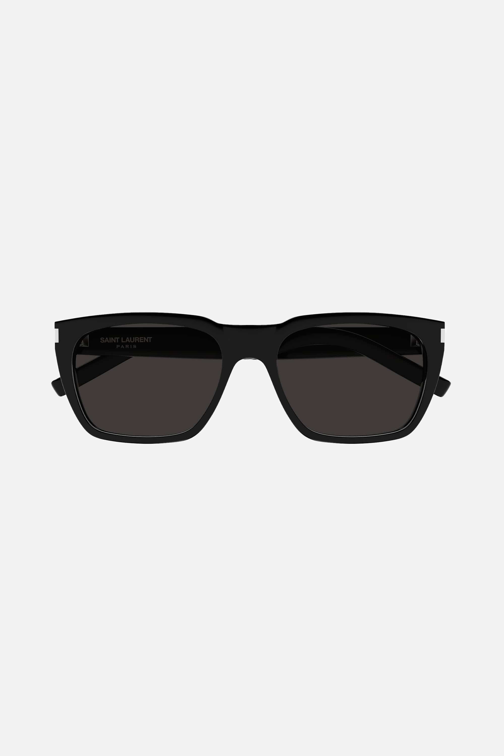 Saint Laurent oversized rectangular black sunglasses