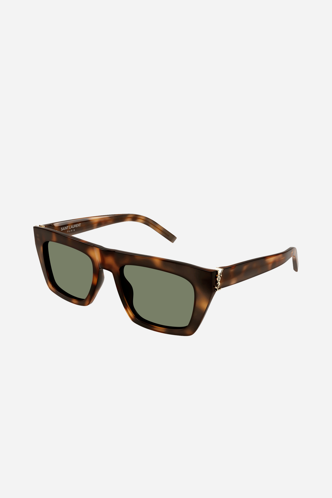 Saint Laurent rectangular havana sunglasses