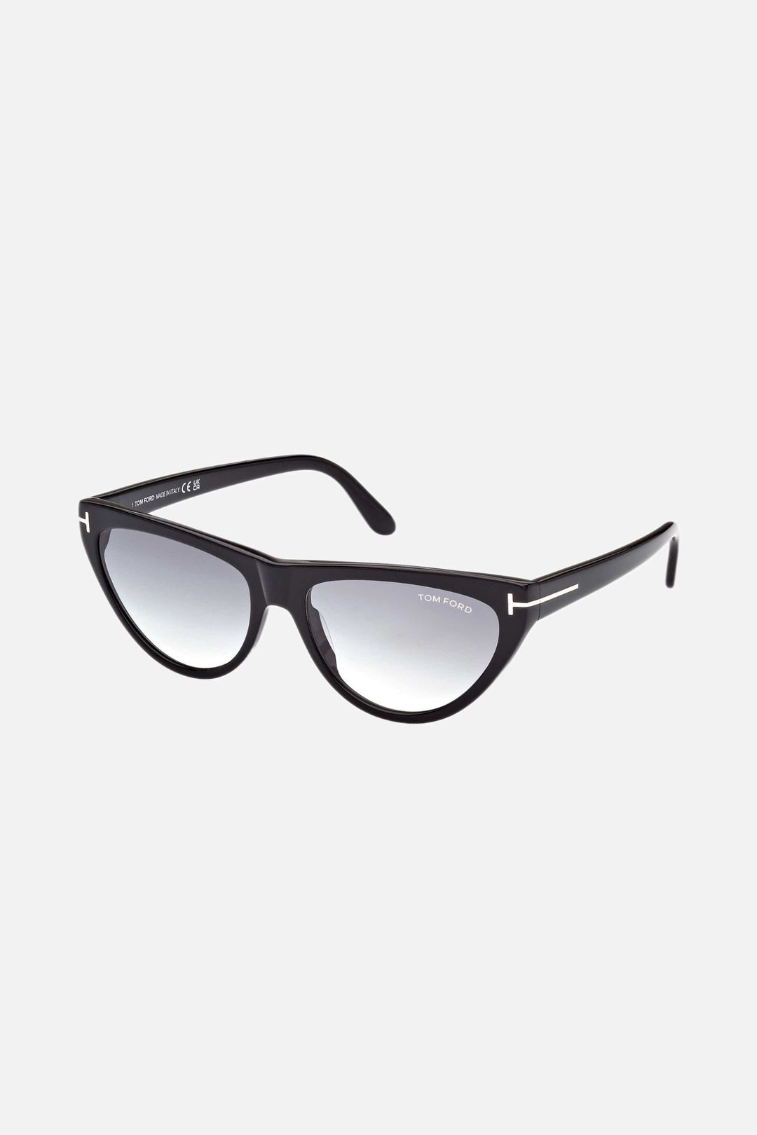 Tom Ford black cat eye micro sunglasses