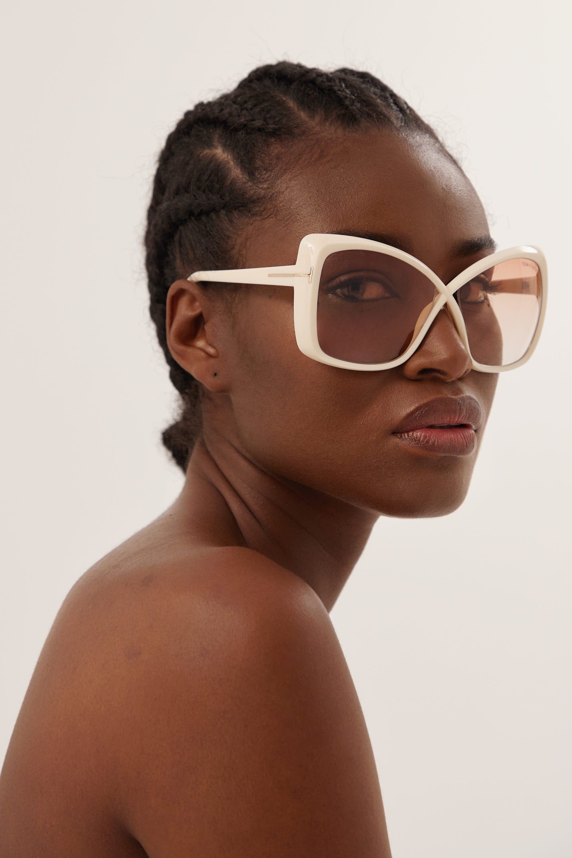 Tom Ford butterfly ivory sunglasses