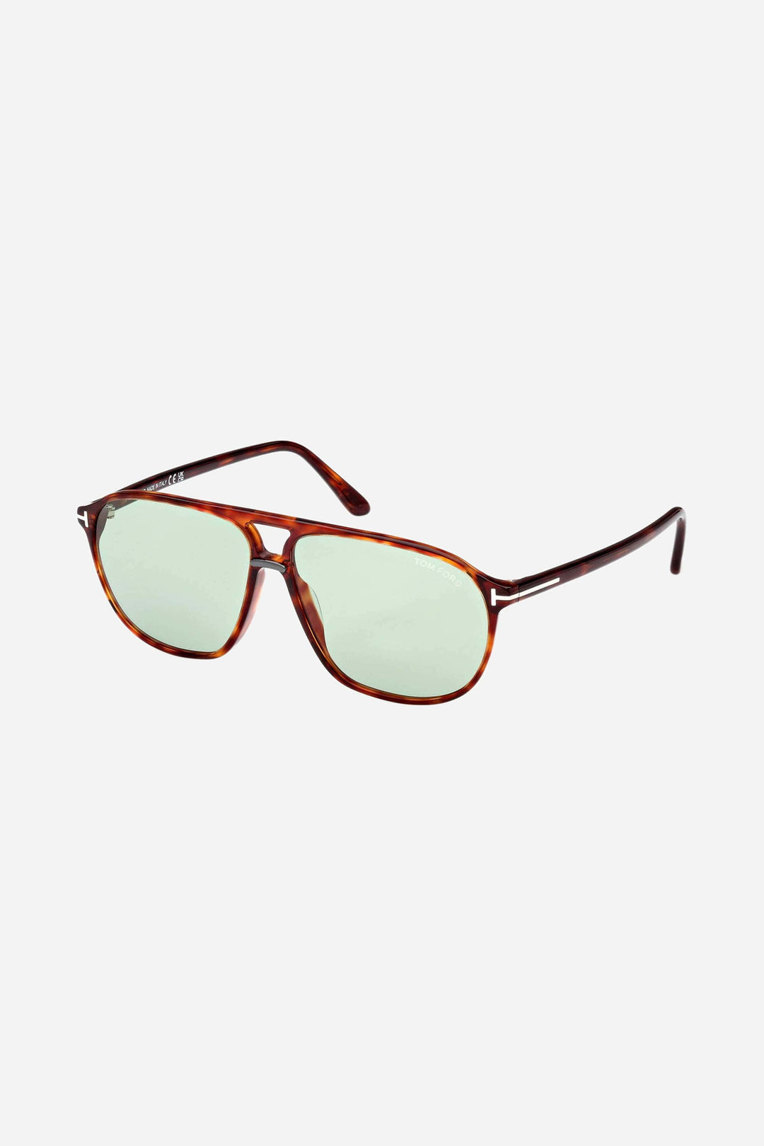 Tom Ford caravan havana green sunglasses