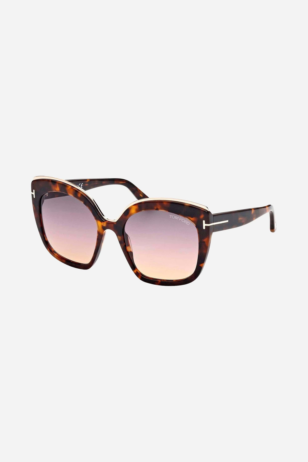 Tom Ford cat eye feminine sunglasses in havana