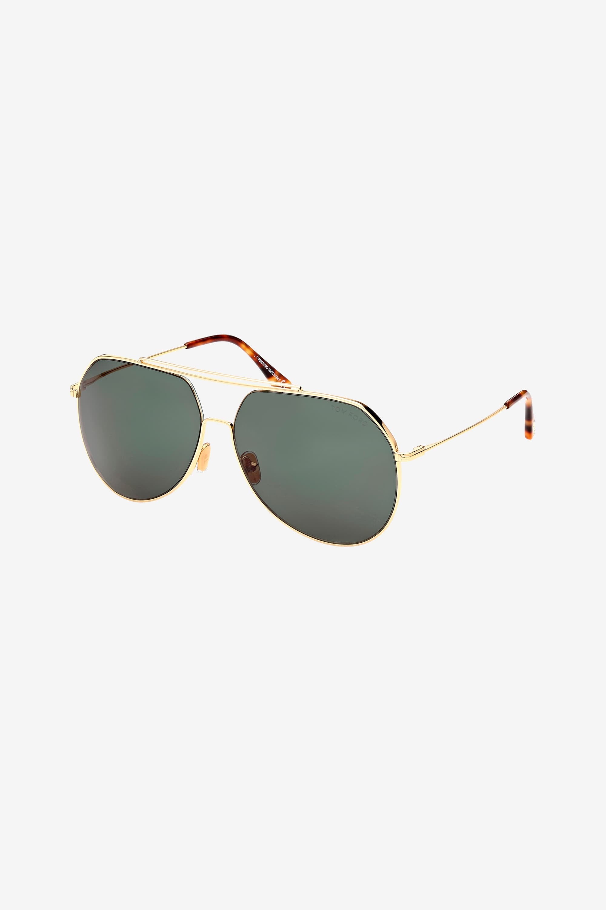 Tom Ford gold pilot sunglasses