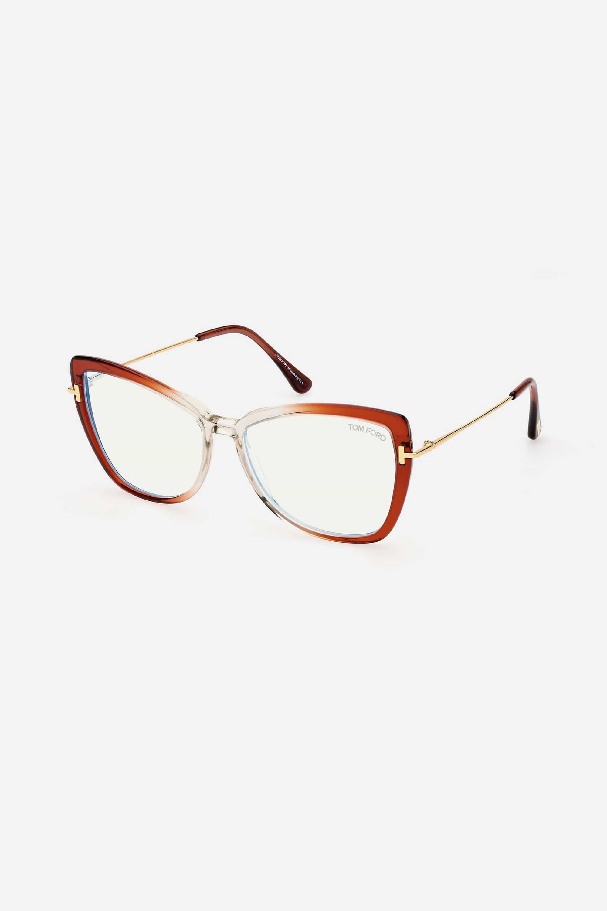 Tom Ford optical red crystal shades