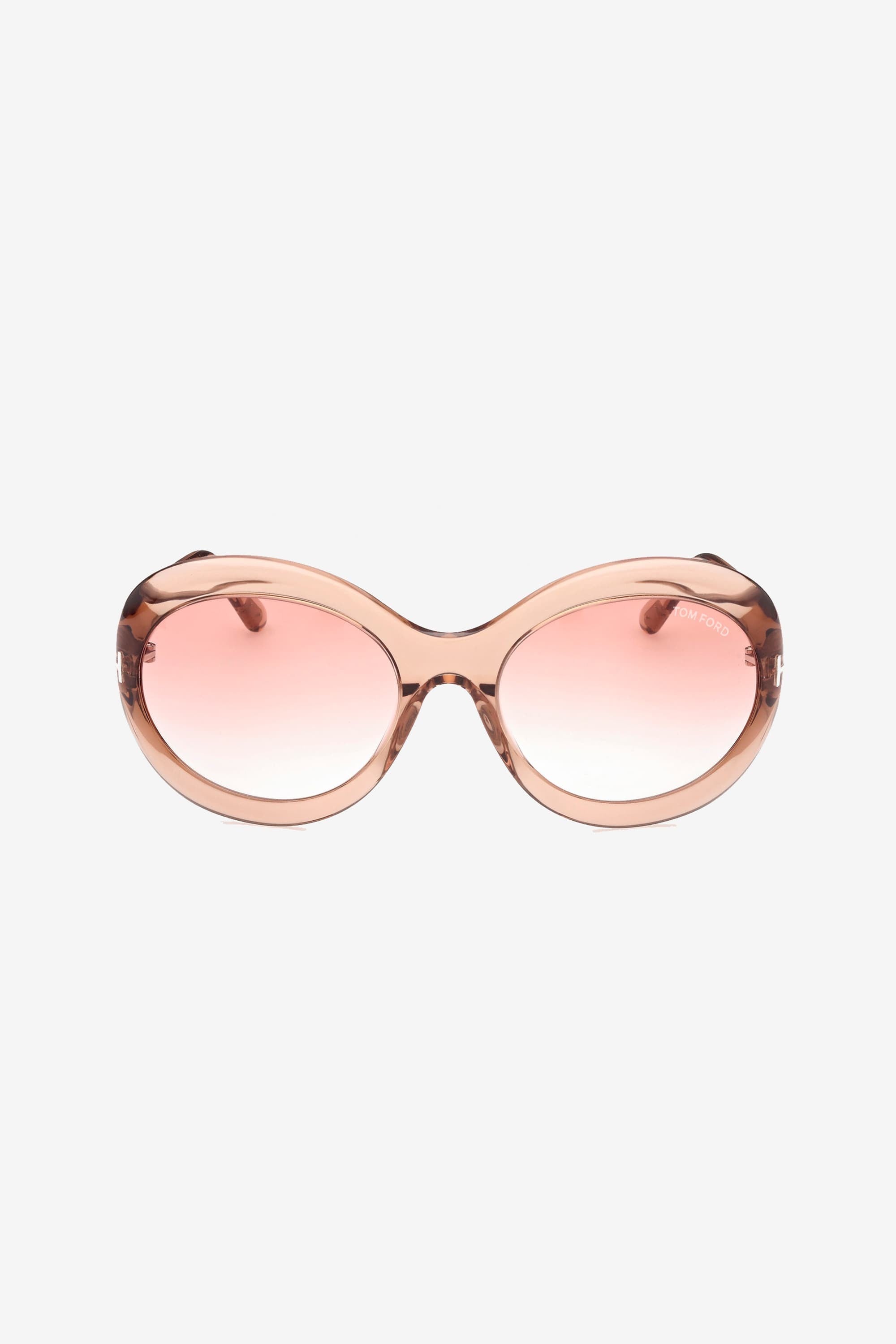 Tom Ford round pink sunglasses