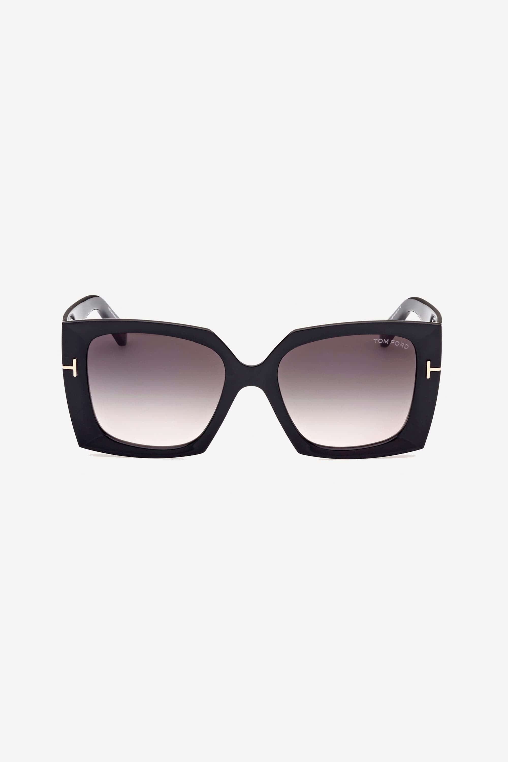 Tom Ford squared feminine sunglasses in black