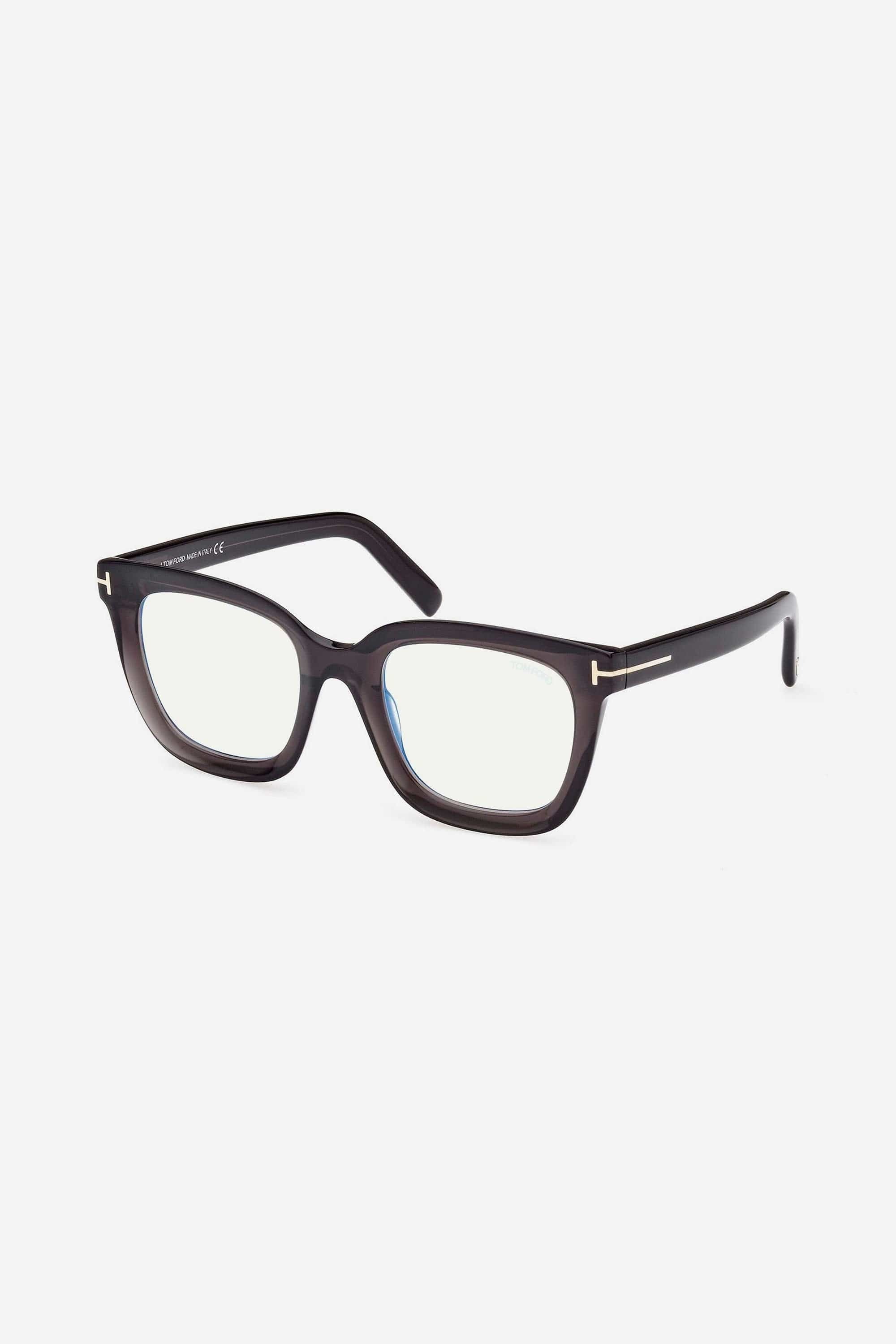 Tom Ford squared grey optical shades