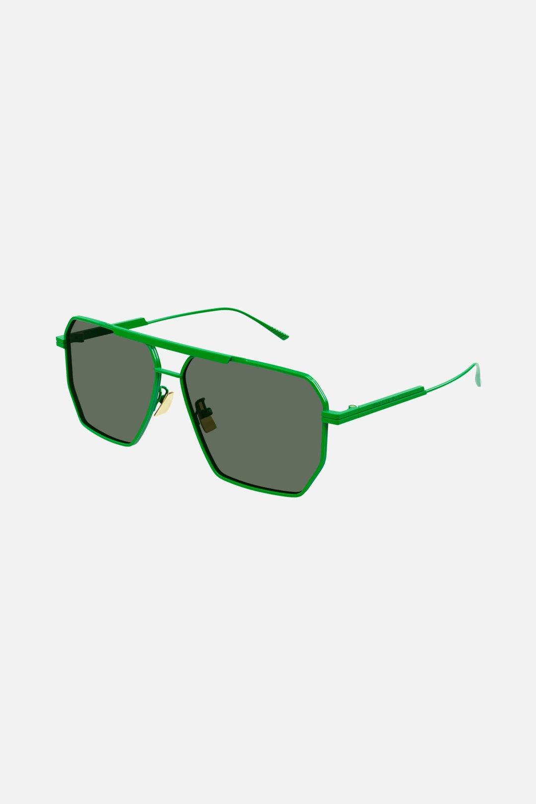 Bottega Veneta caravan green sunglasses