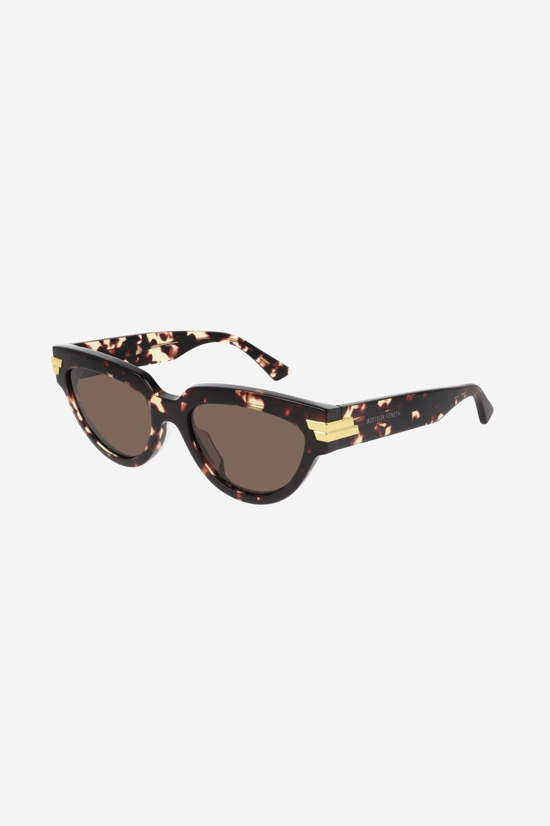 Bottega Veneta havana soft cat-eye sunglasses