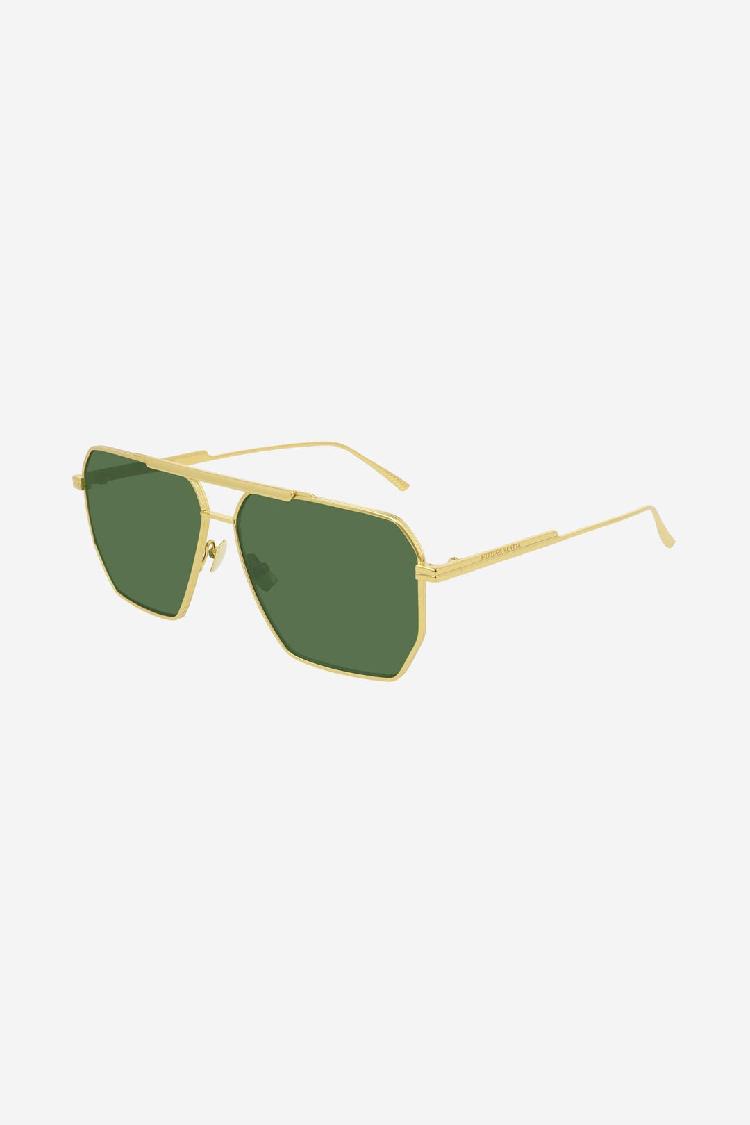 Bottega Veneta UNISEX super light caravan gold green sunglasses