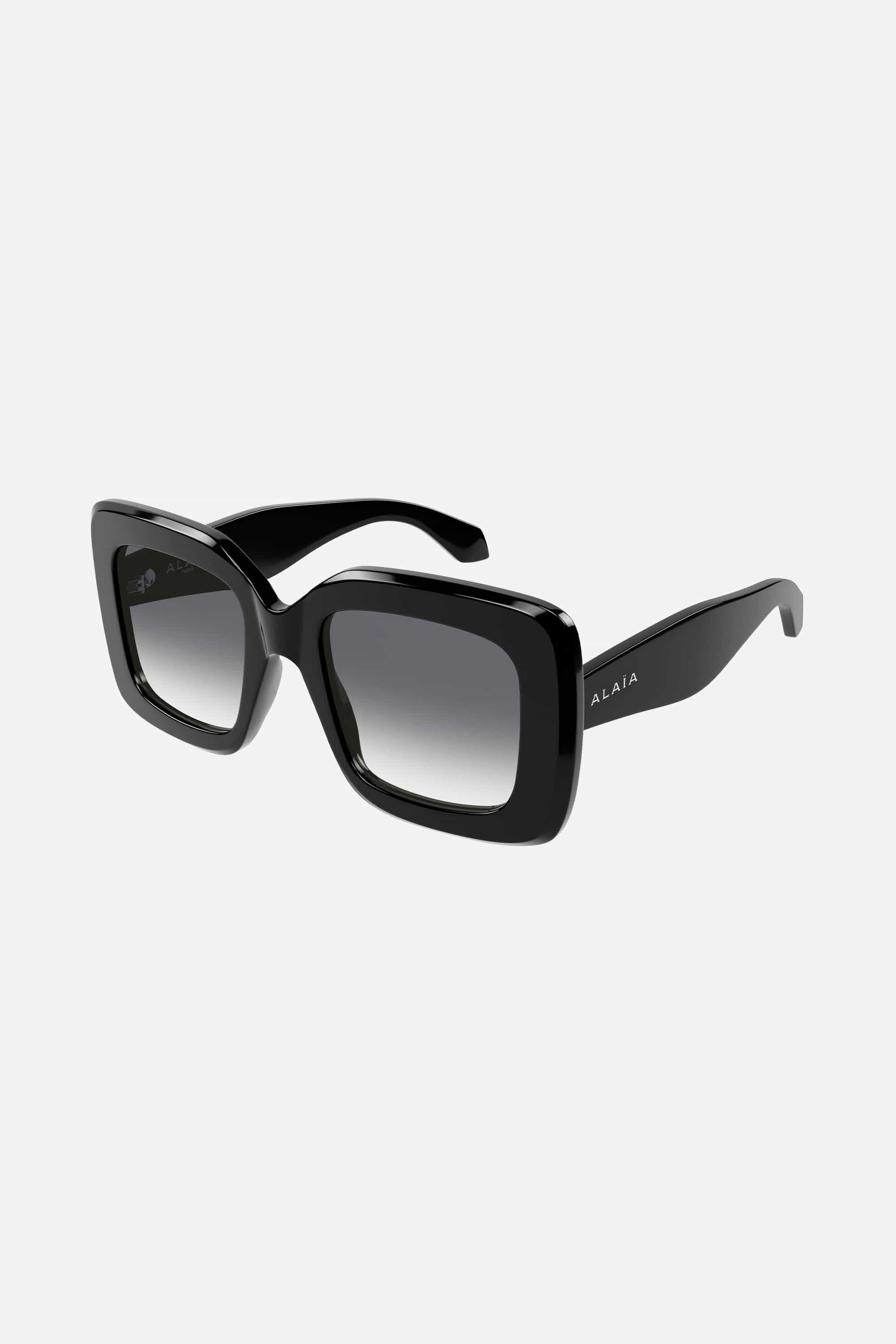 Alaia Black Squared Sunglasses