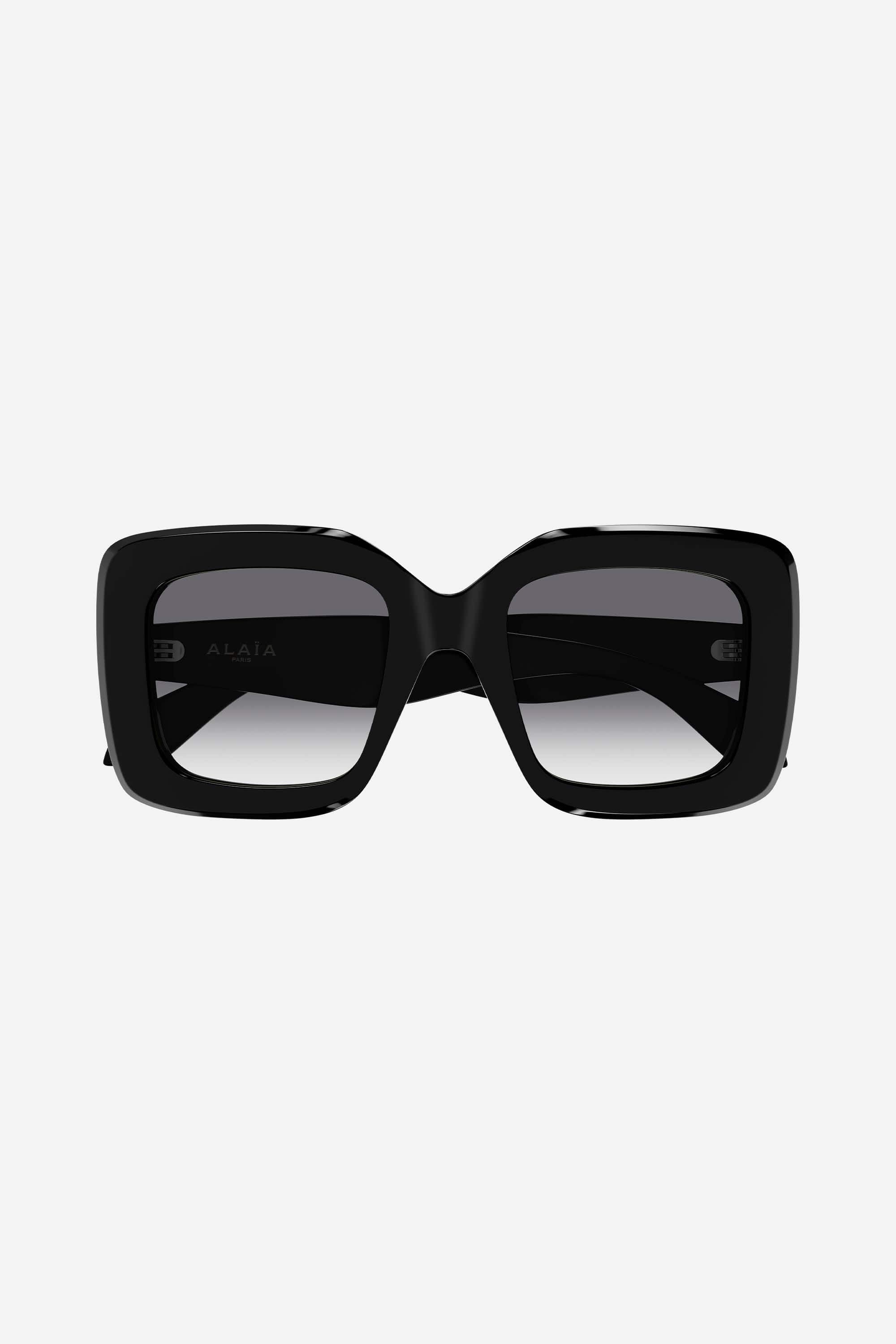 Alaia Black Squared Sunglasses