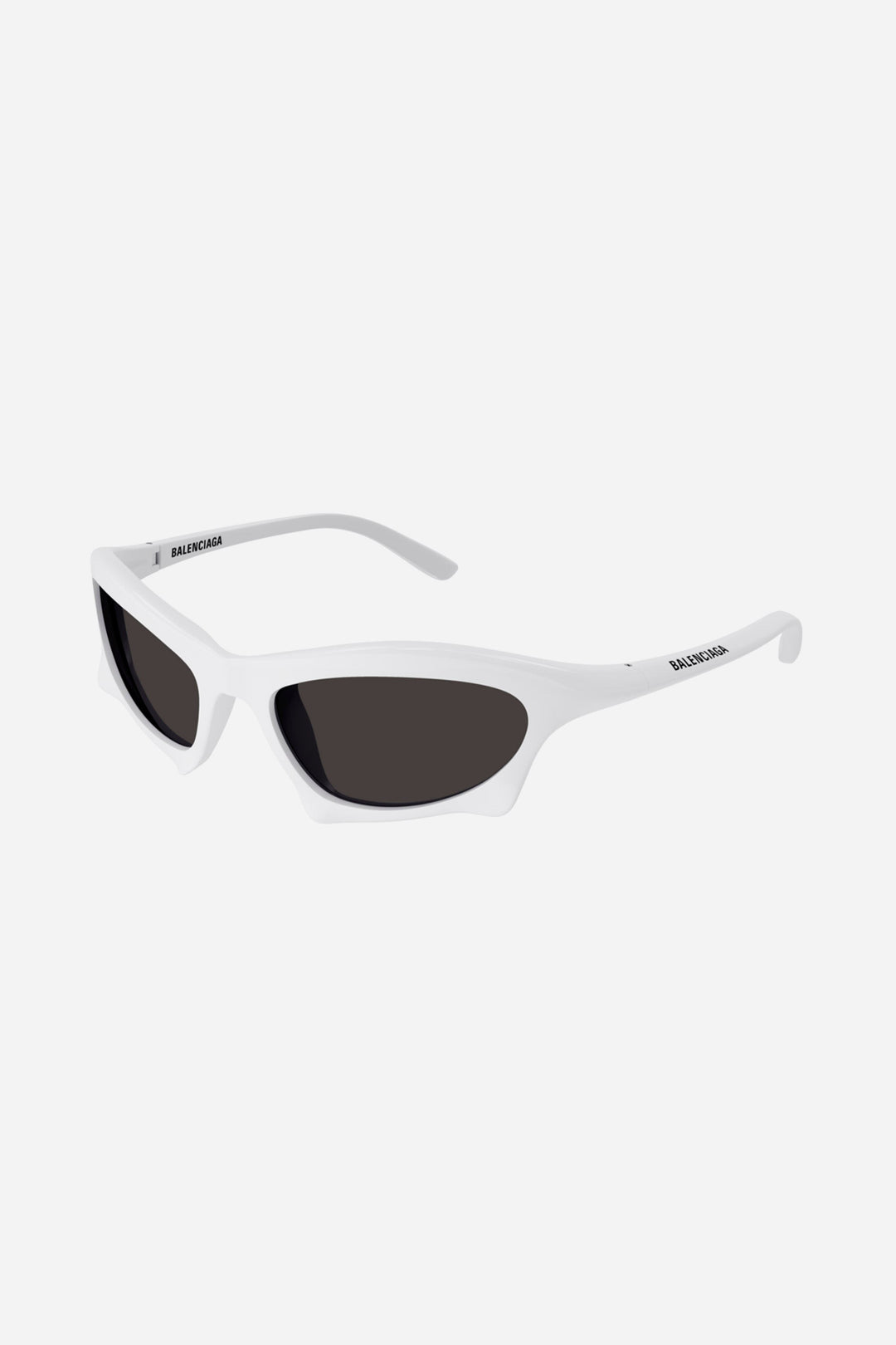 Balenciaga Bat rectangle sunglasses in white