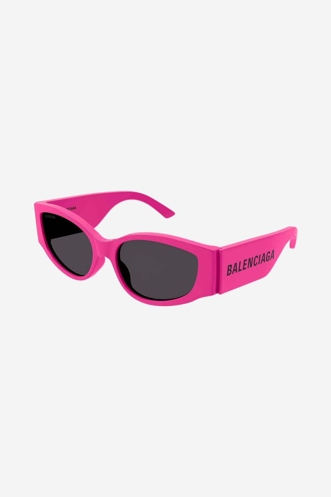 Balenciaga chunky pink sunglasses