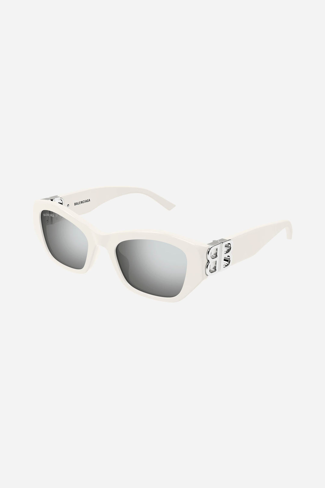 Balenciaga Dynasty cat eye white sunglasses