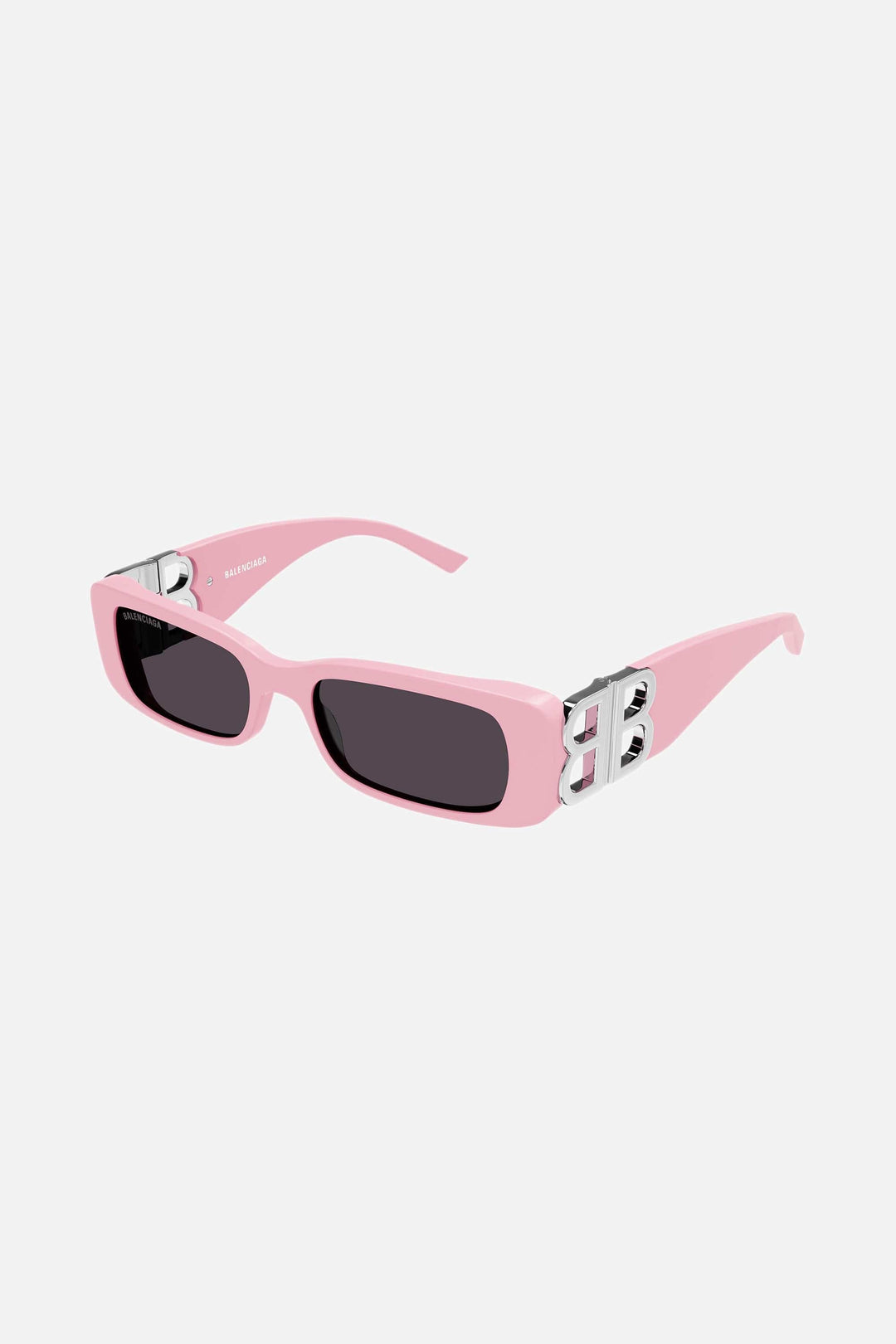 Balenciaga Dynasty pink sunglasses featuring BB logo