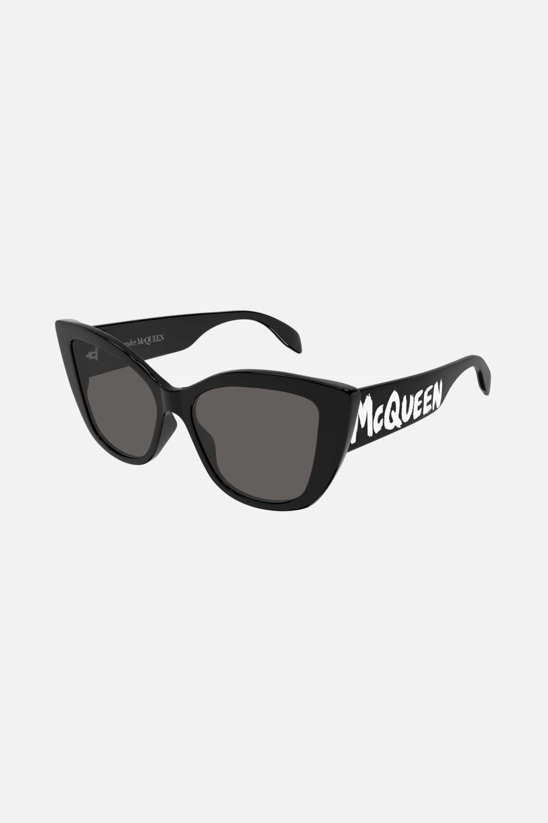 Alexander McQueen black cat eye sunglasses