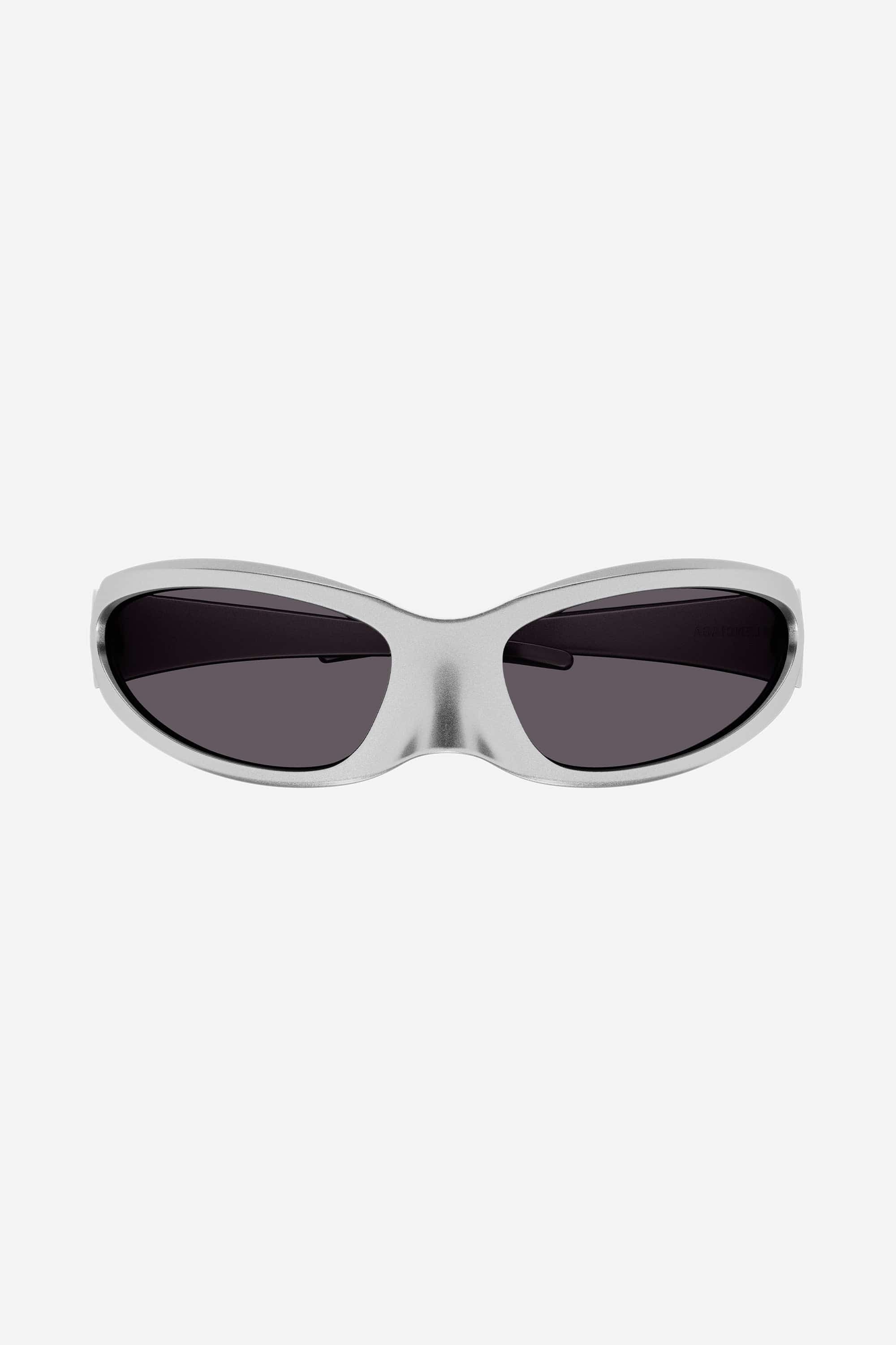 Balenciaga Skin Cat sunglasses in silver