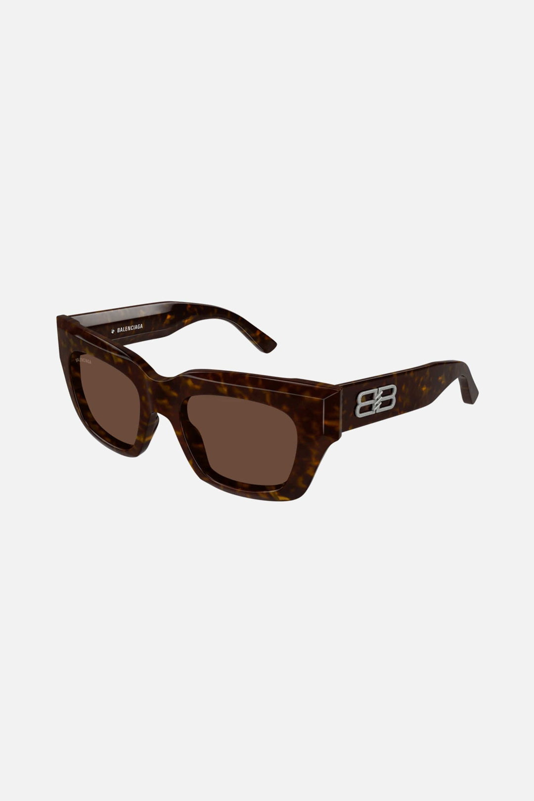 Balenciaga squared femenine havana sunglasses