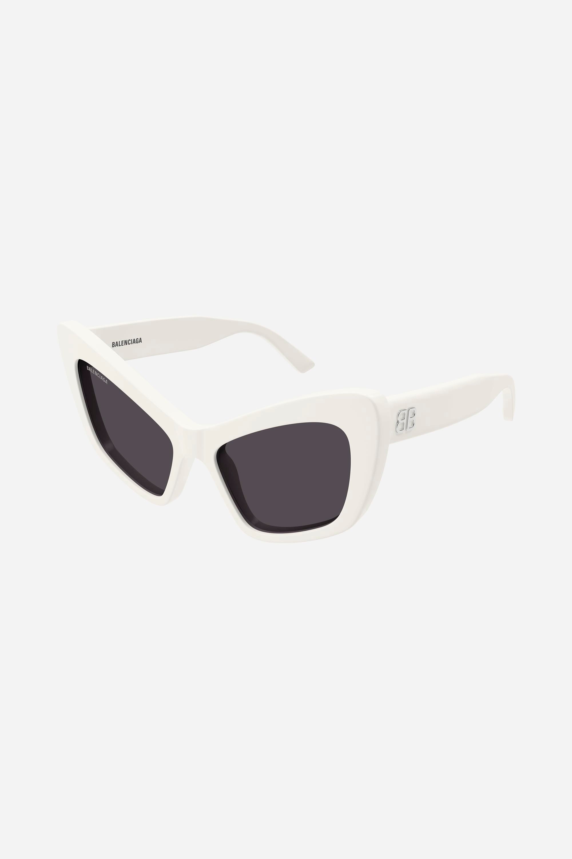 Balenciaga white butterfly shape sunglasses