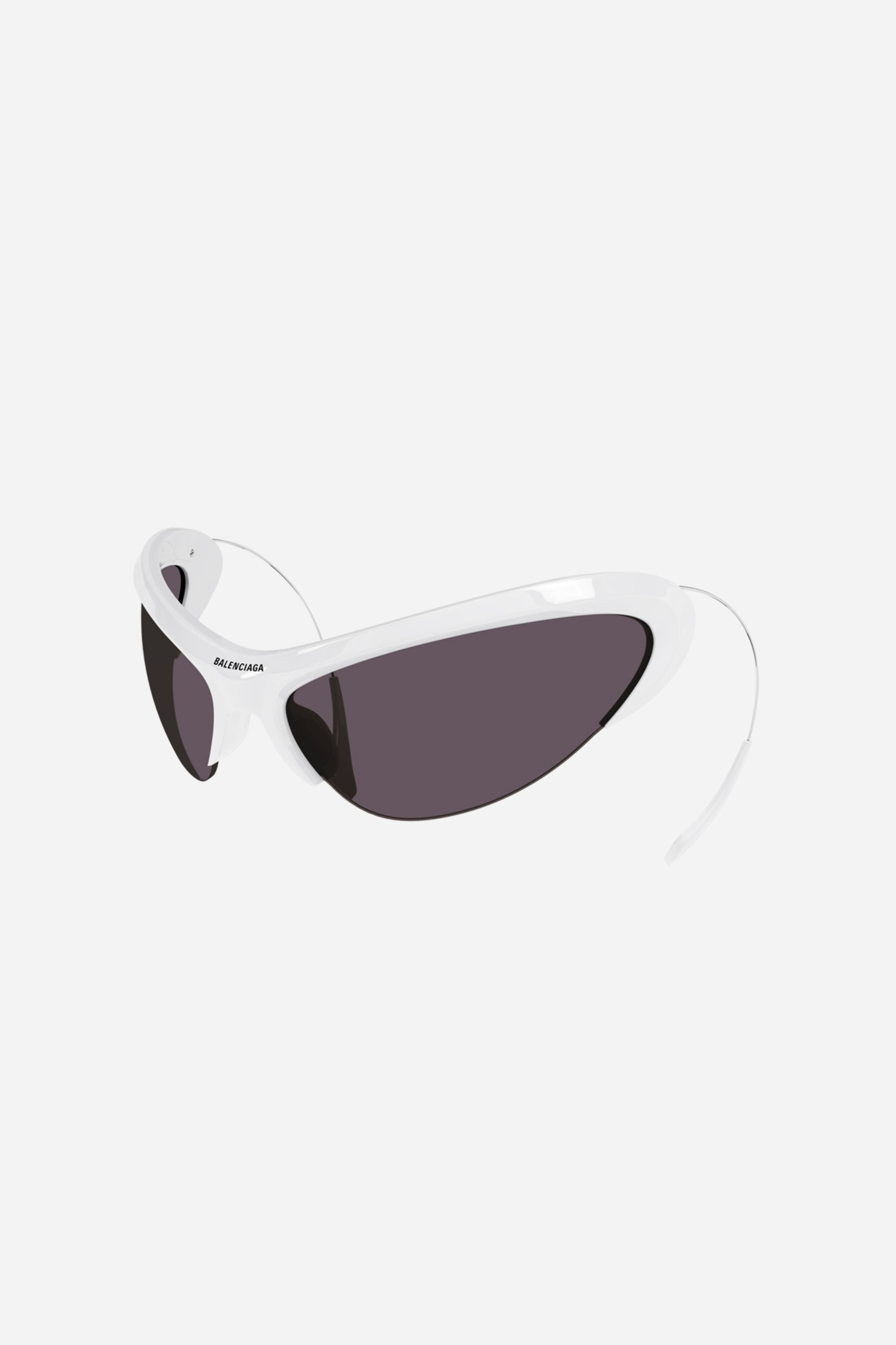 Balenciaga wire CAT white sunglasses