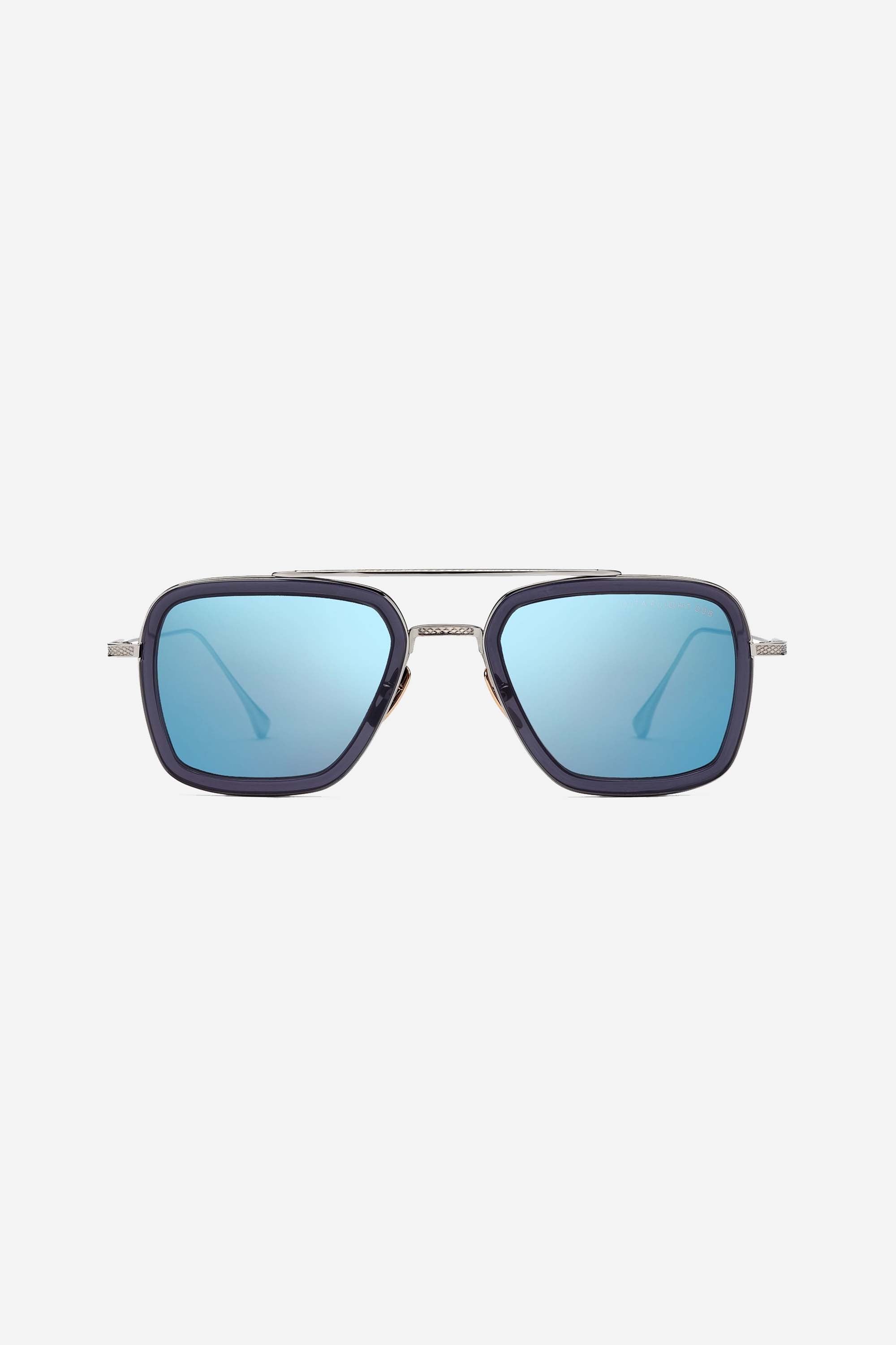 Dita FLIGHT 6 blue and gold caravan sunglasses