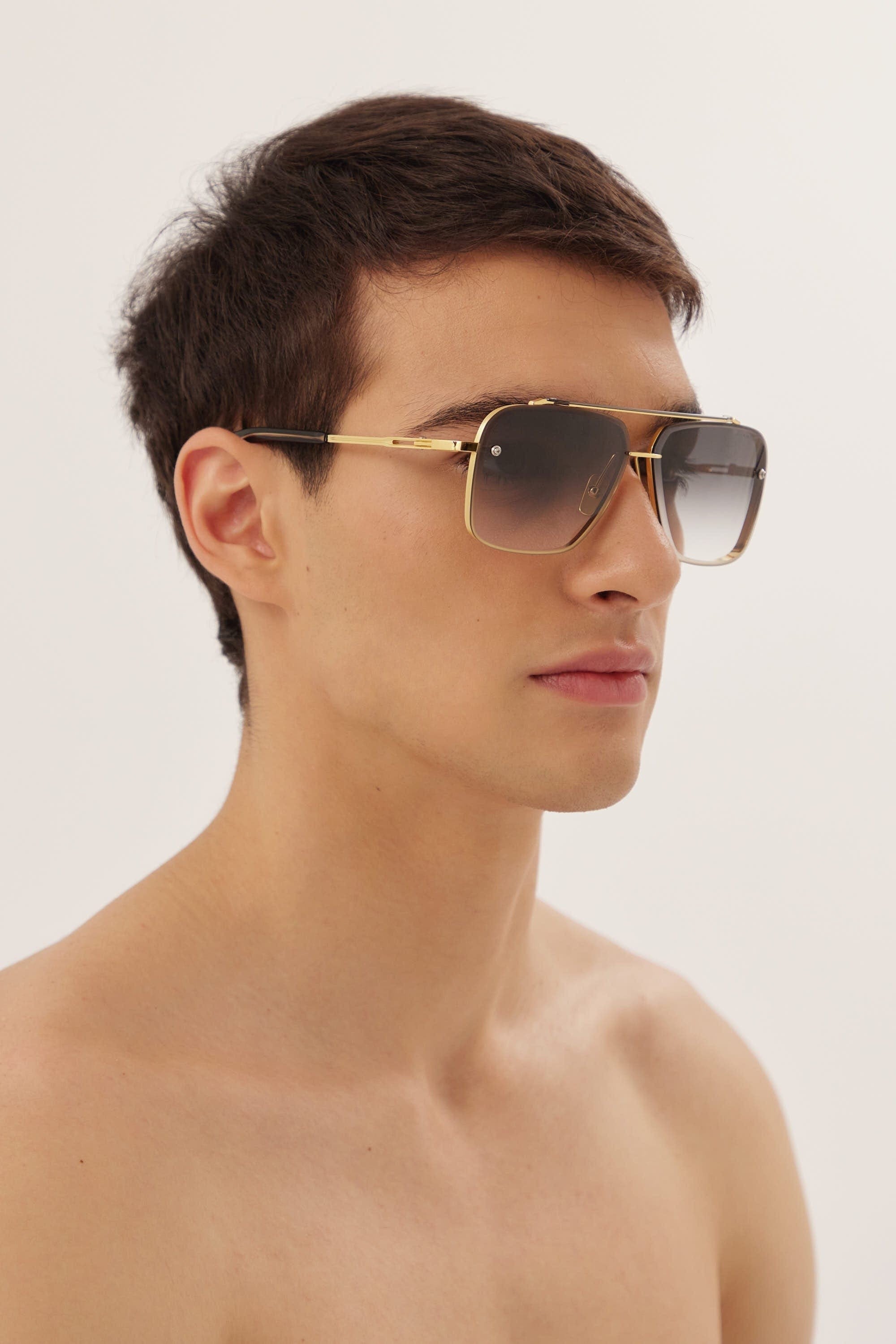 Dita MACH-SIX grey and gold caravan sunglasses