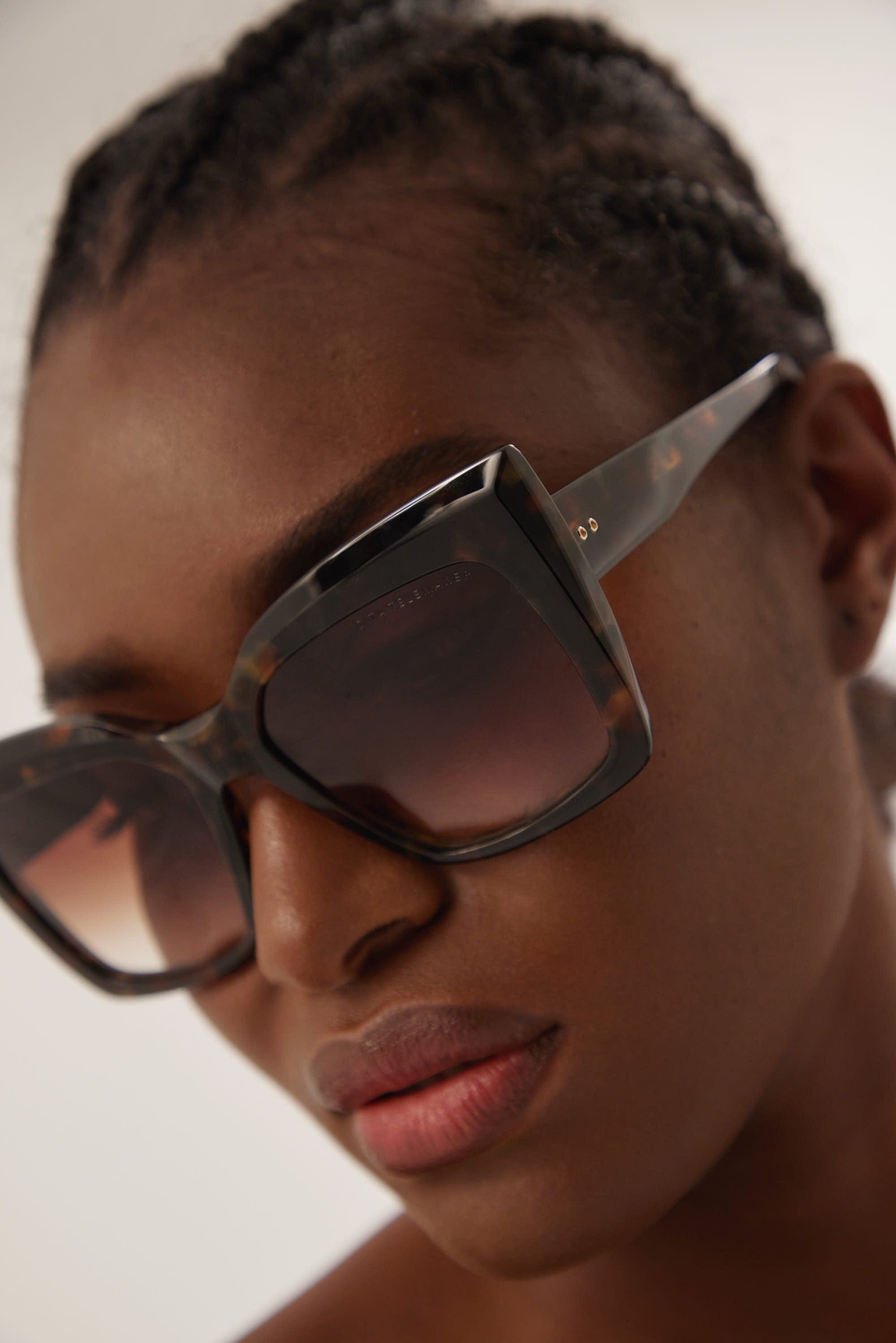 Dita TELEMAKER havana cat-eye sunglasses