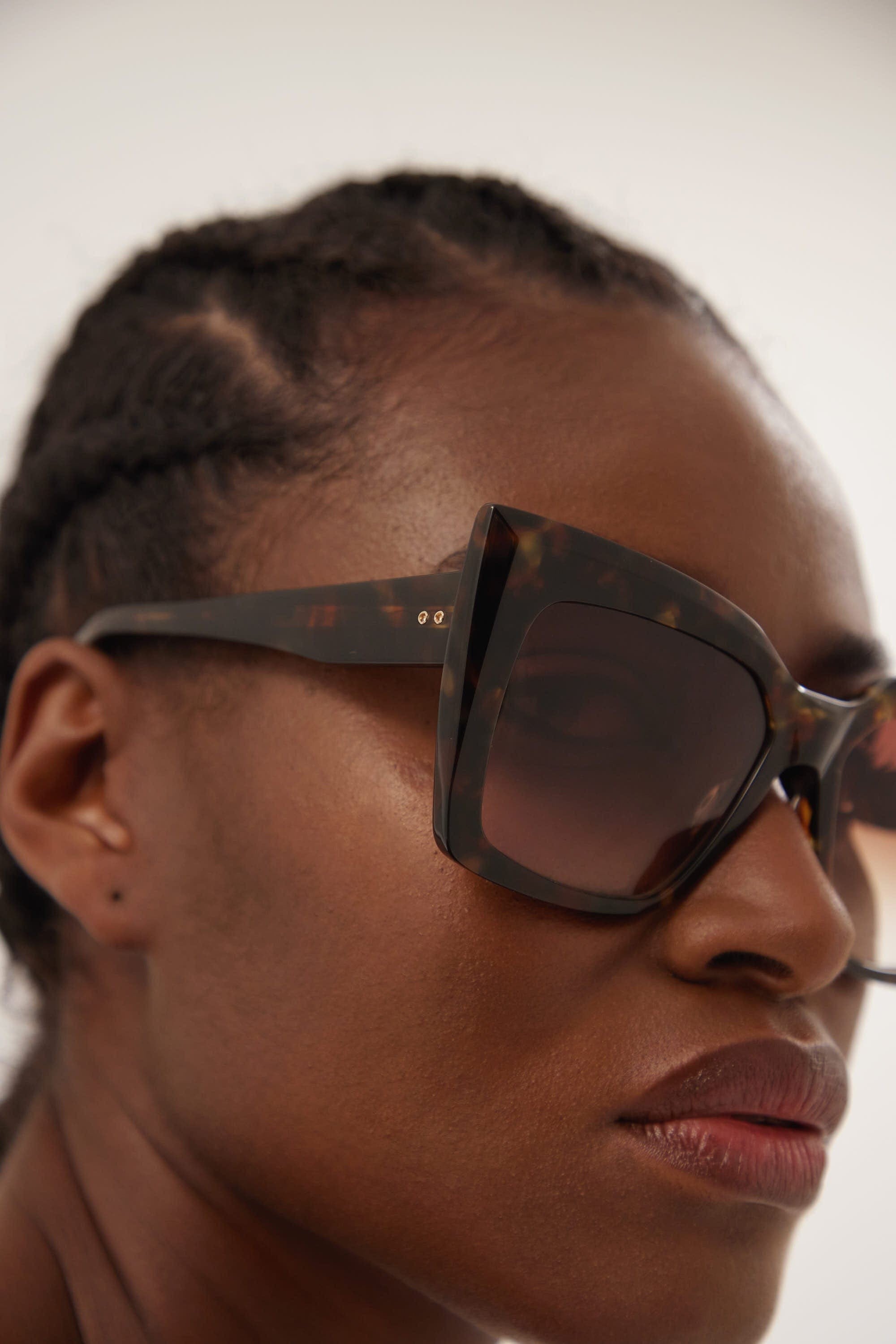 Dita TELEMAKER havana cat-eye sunglasses