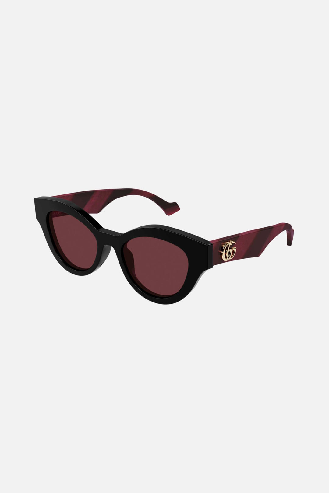 Gucci cat eye burgundy sunglasses