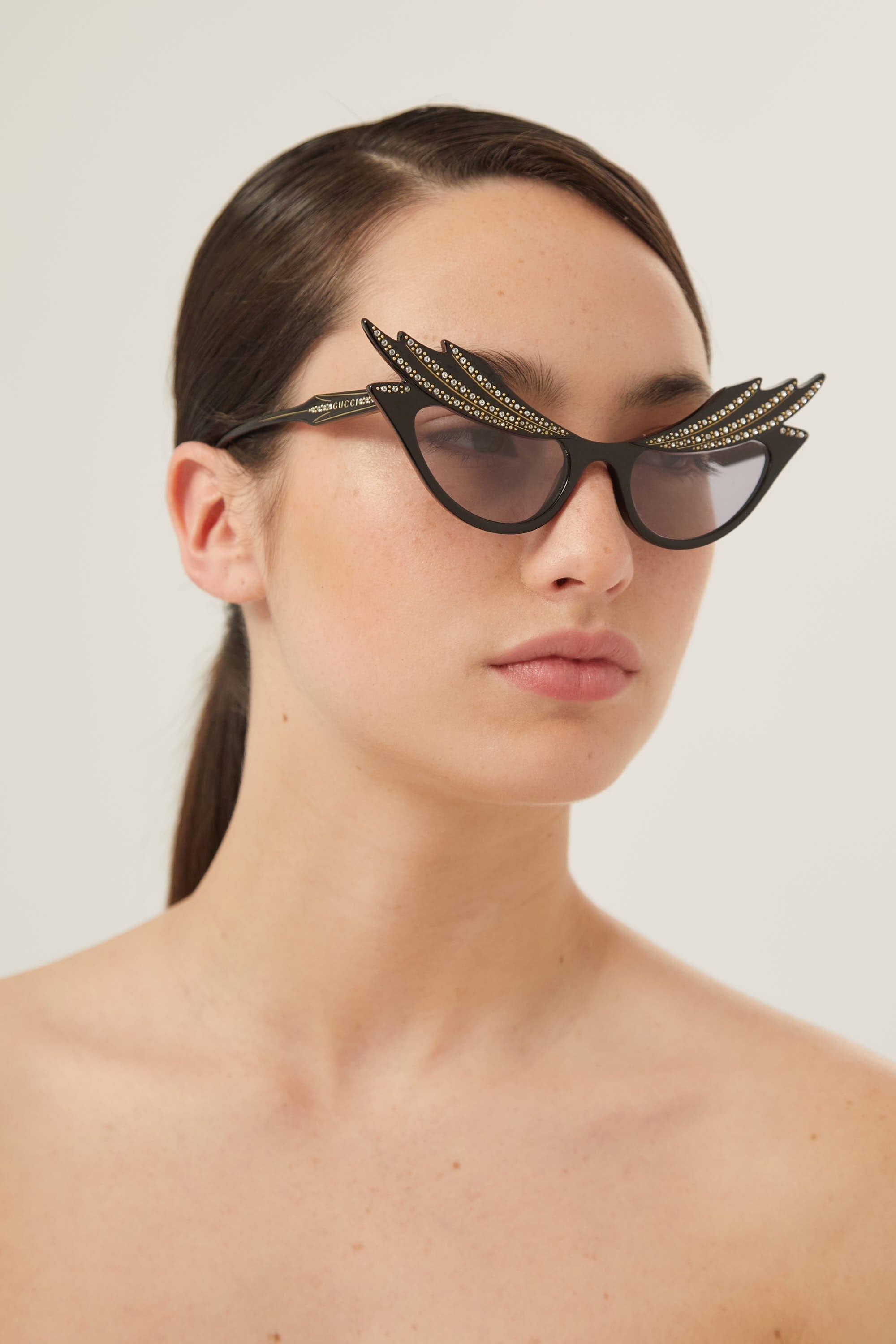 Gucci Hollywood collection sunglasses with Swarovski