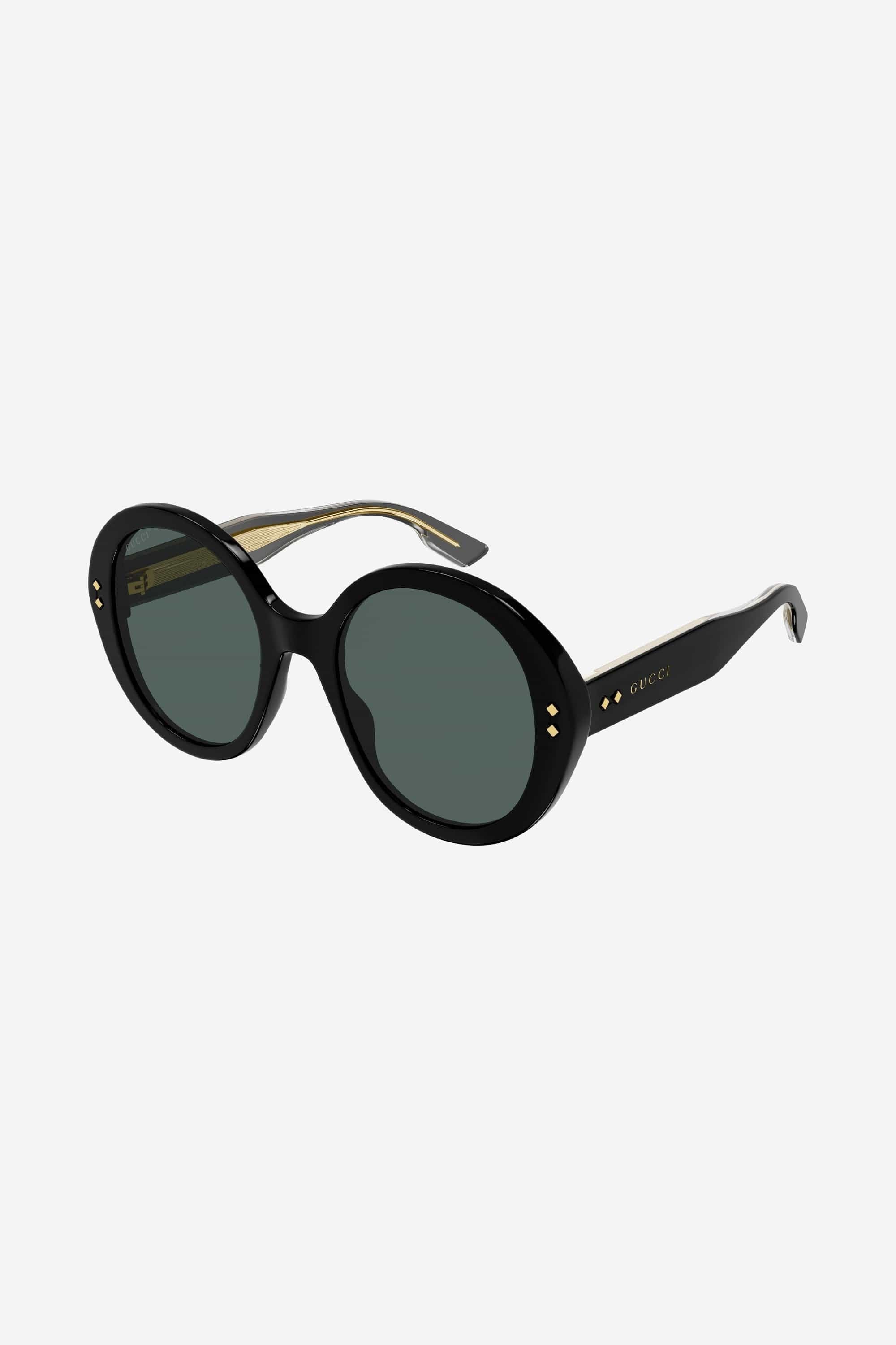 Gucci round style black sunglasses