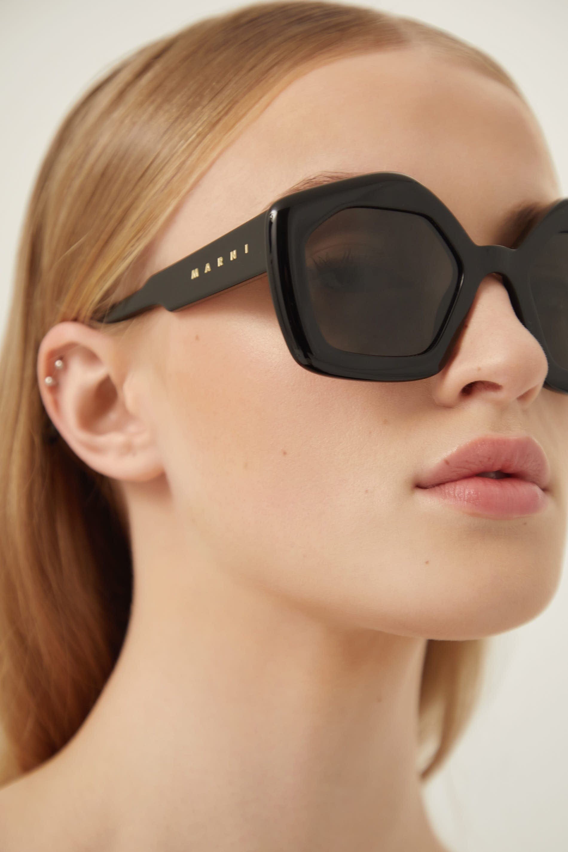 Marni butterfly black sunglasses