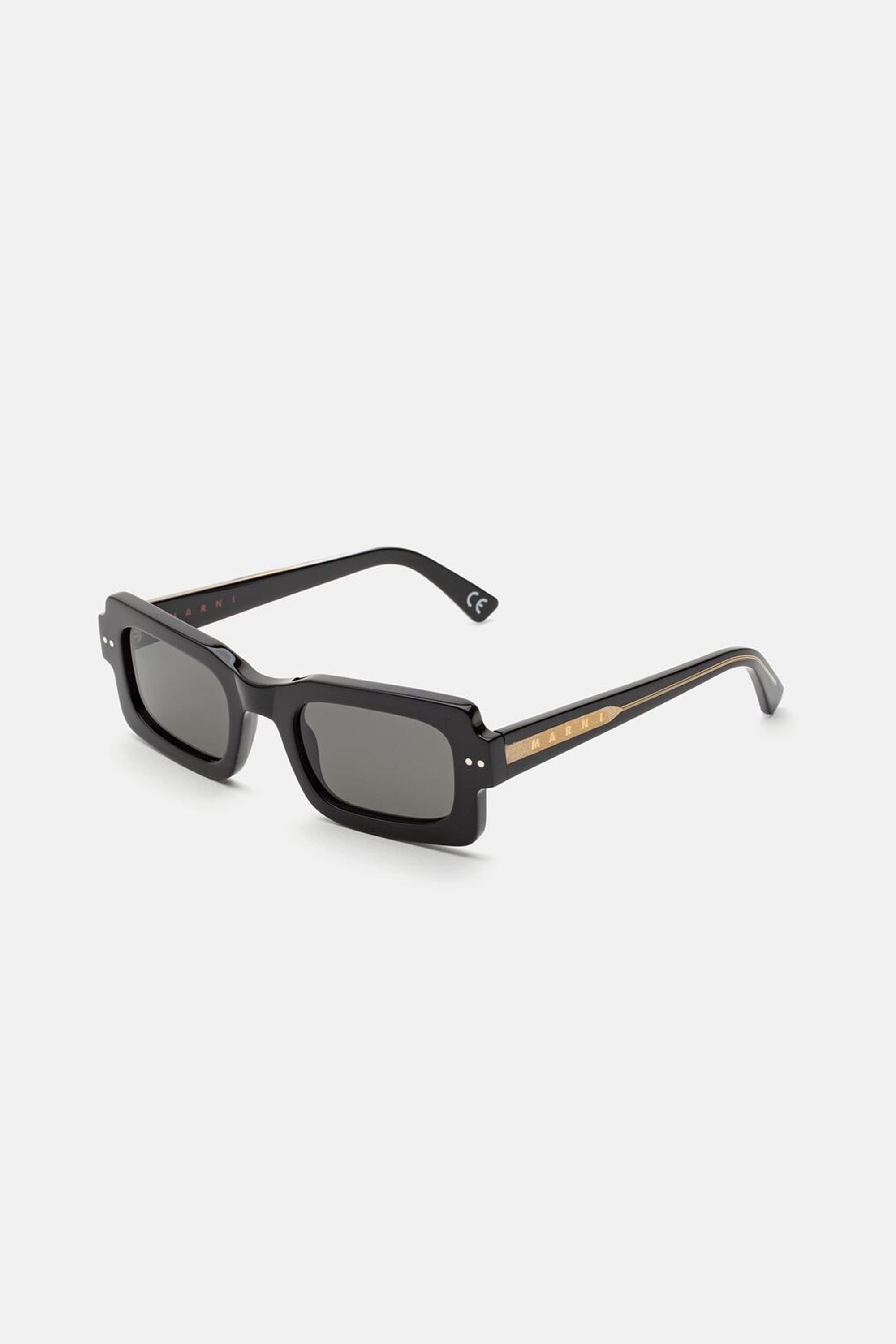 Marni rectangular black sunglasses