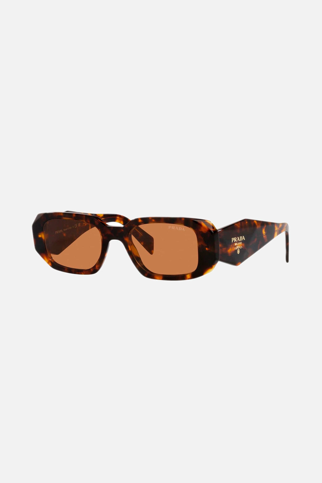 Prada symbol honey oval sunglasses