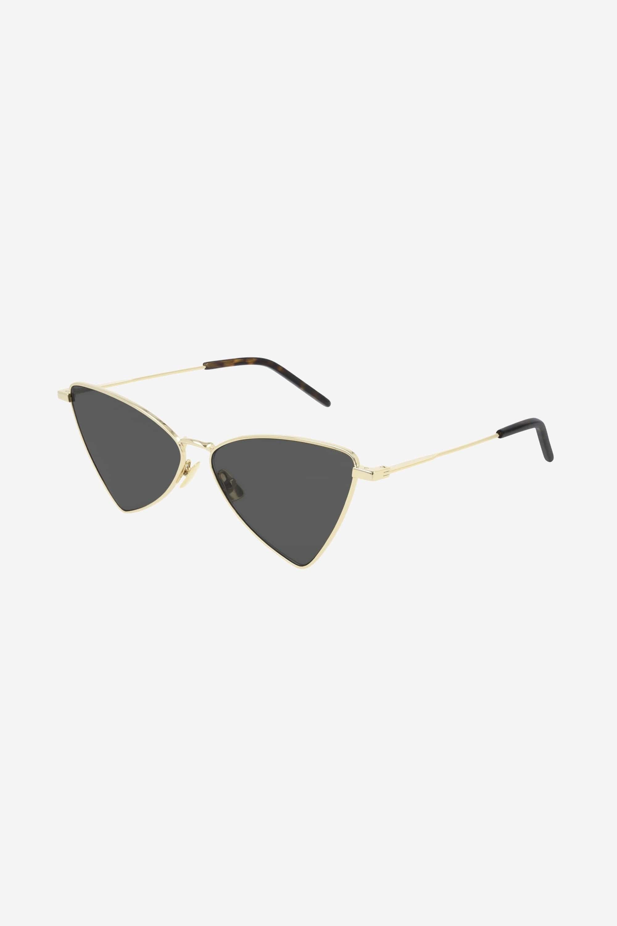 Saint Laurent gold cat-eye sunglasses