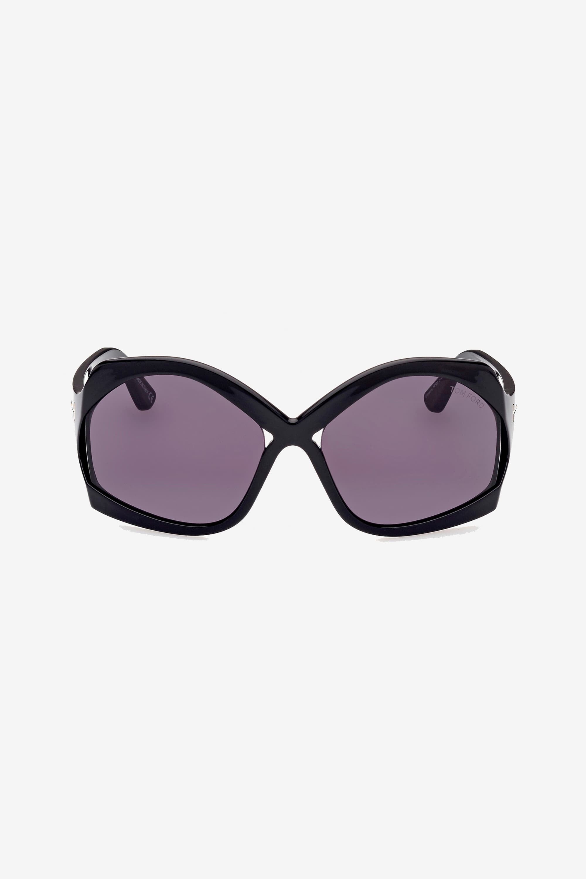 Tom Ford butterfly femenine sunglasses in black