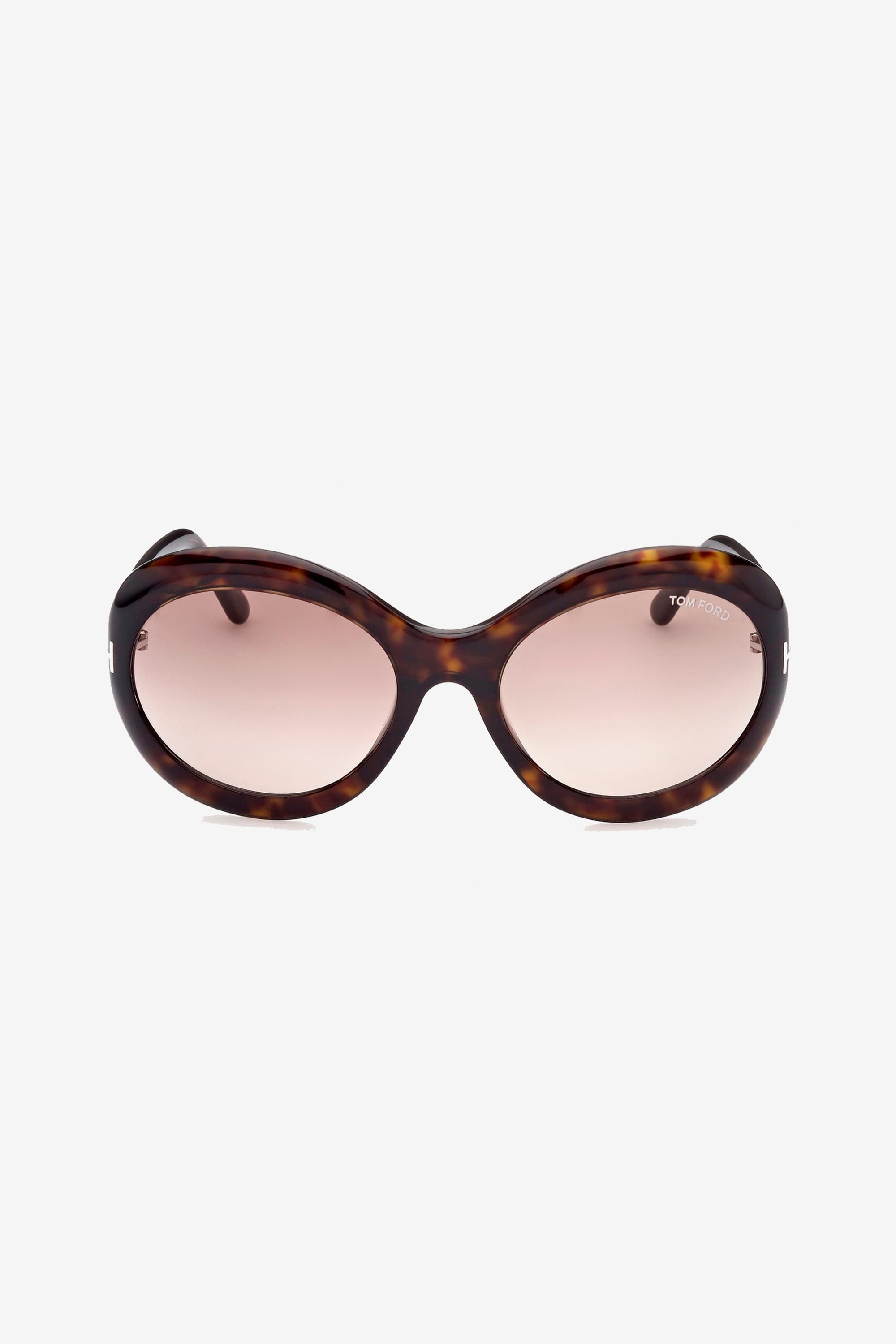 Tom Ford havana round sunglasses