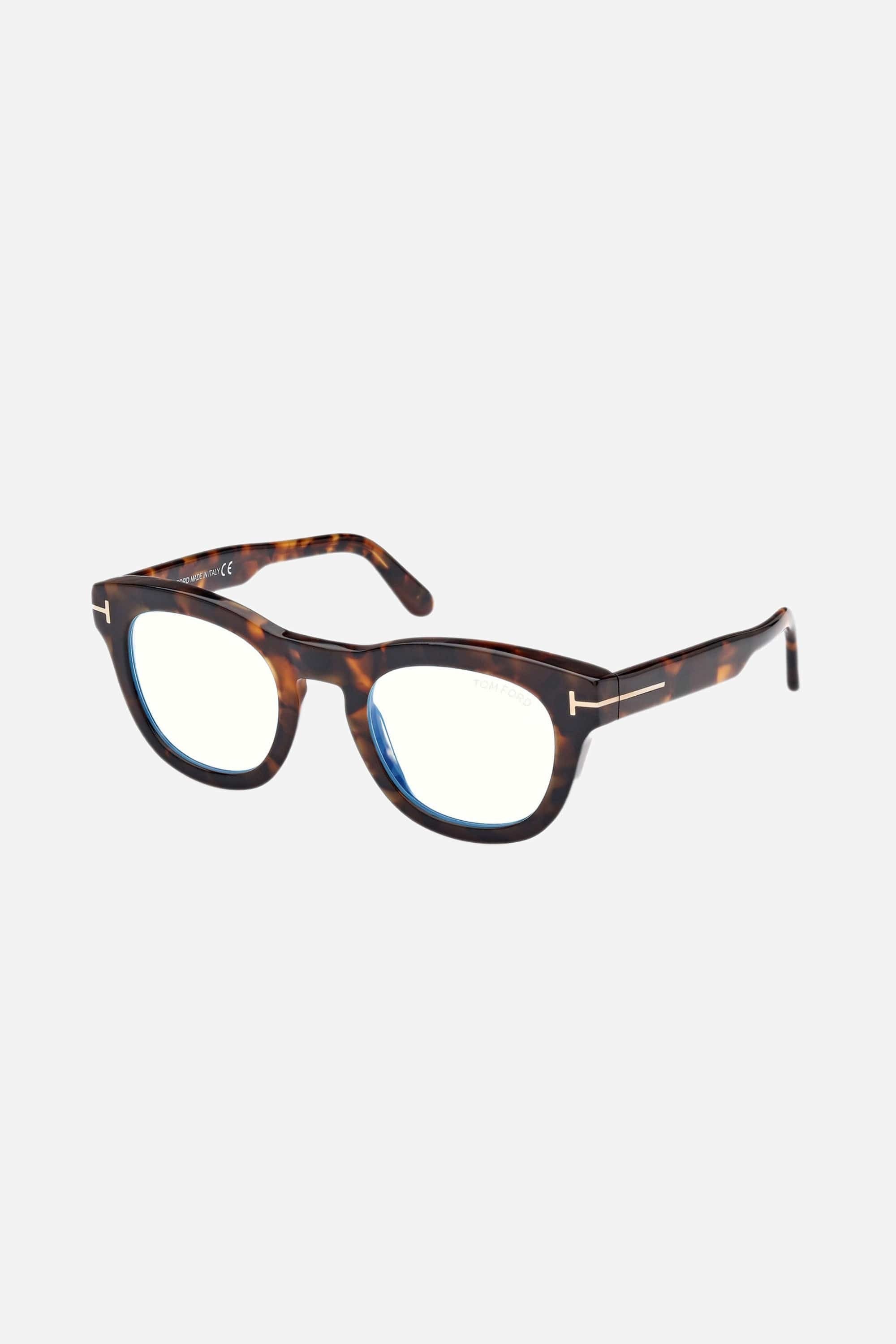 Tom Ford square frame in dark havana