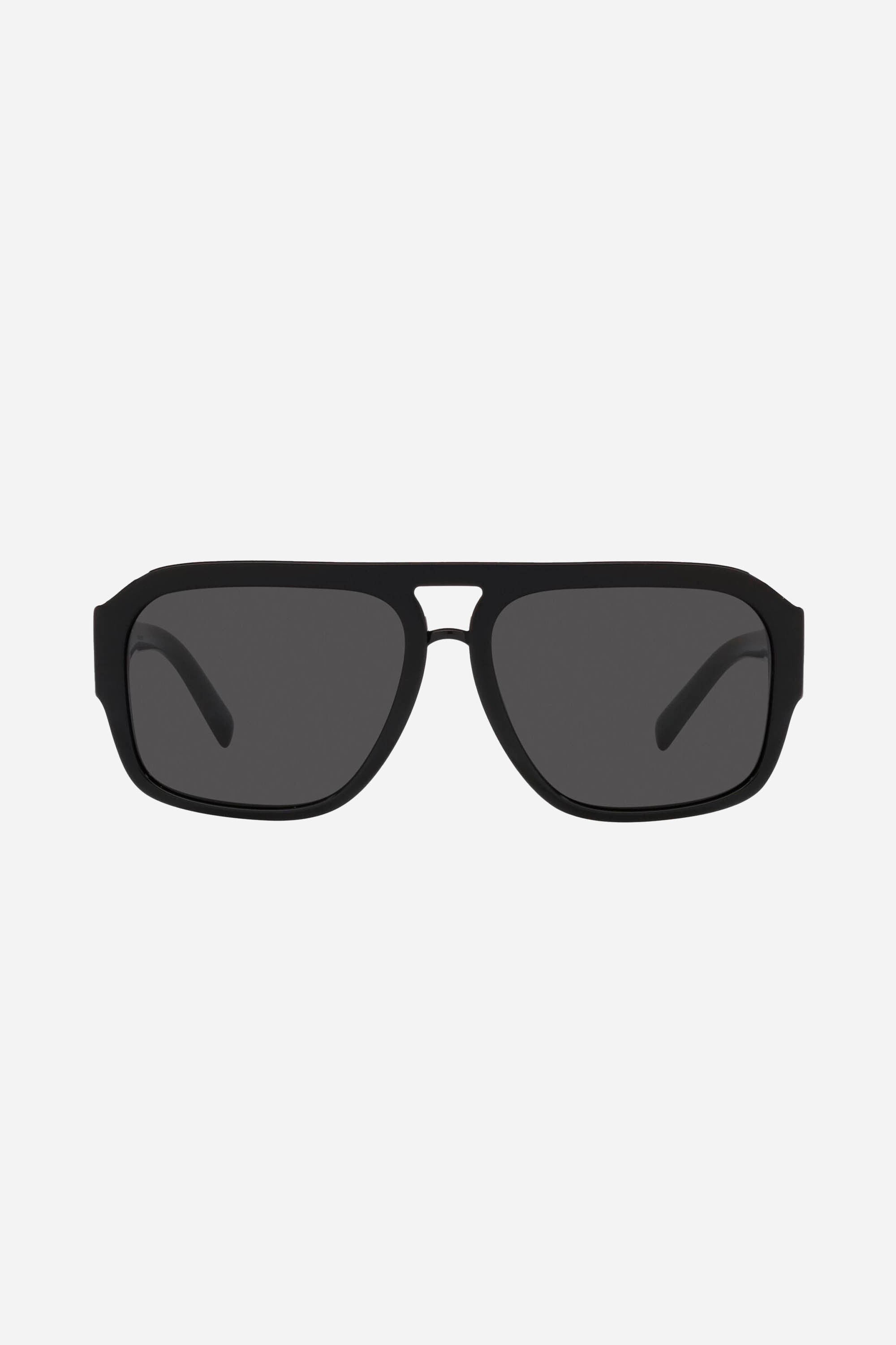 Dolce & Gabbana black pilot sunglasses