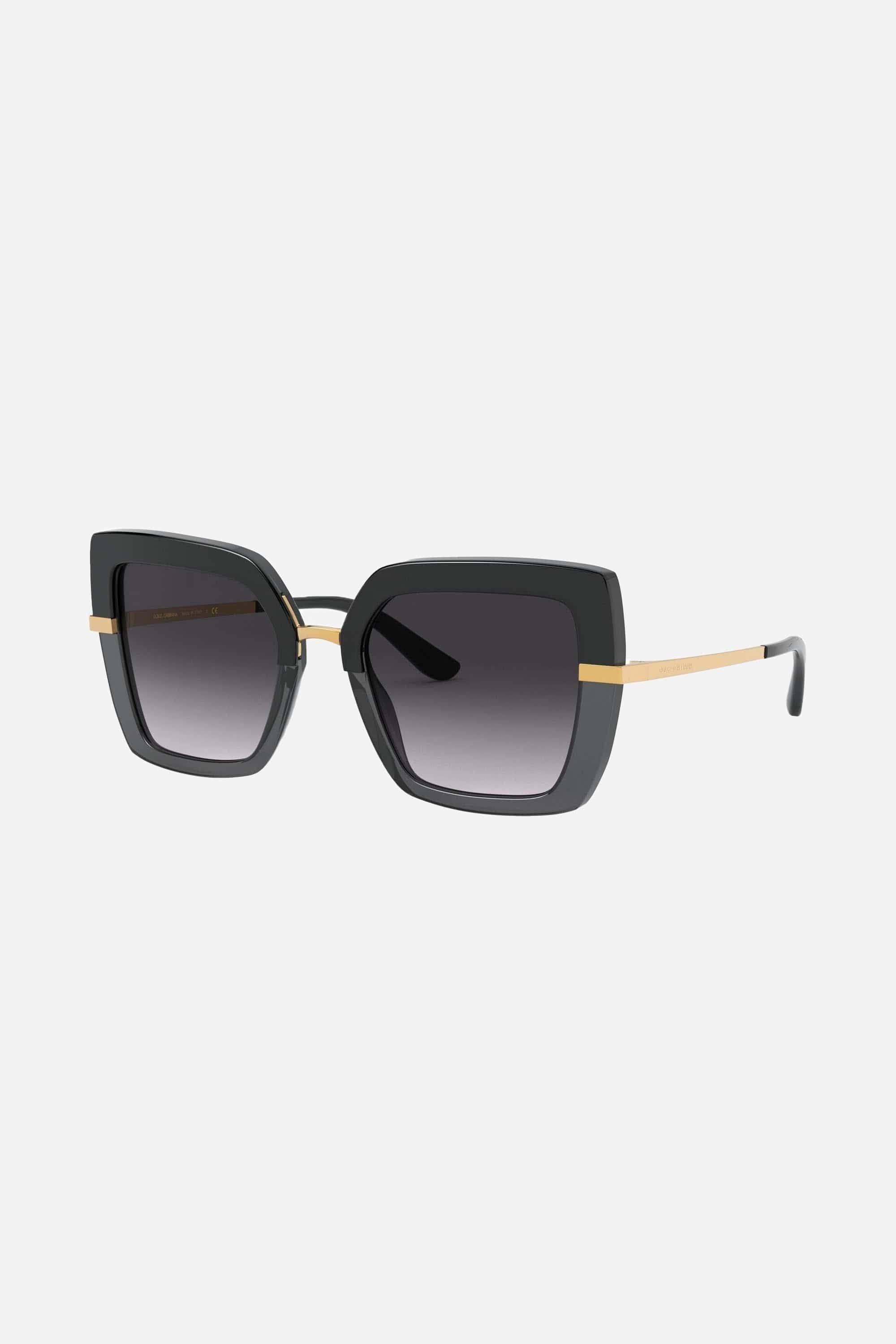 Dolce & Gabbana cat eye double colored sunglasses