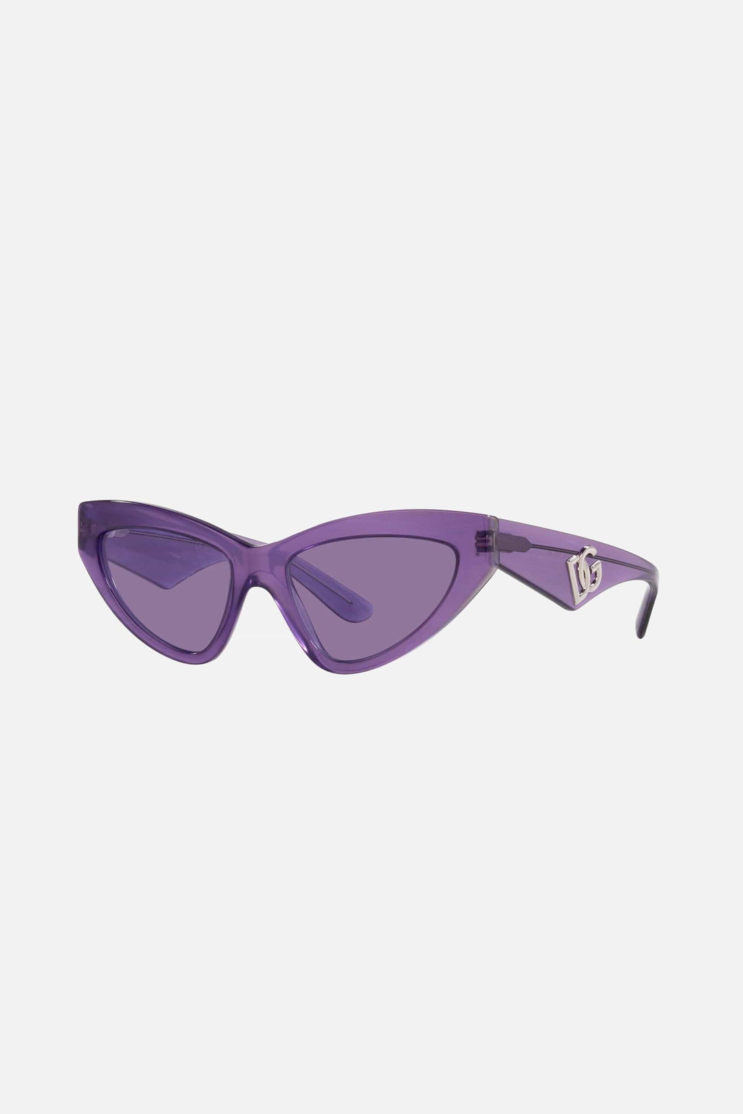 Dolce & Gabbana cat-eye purple sunglasses