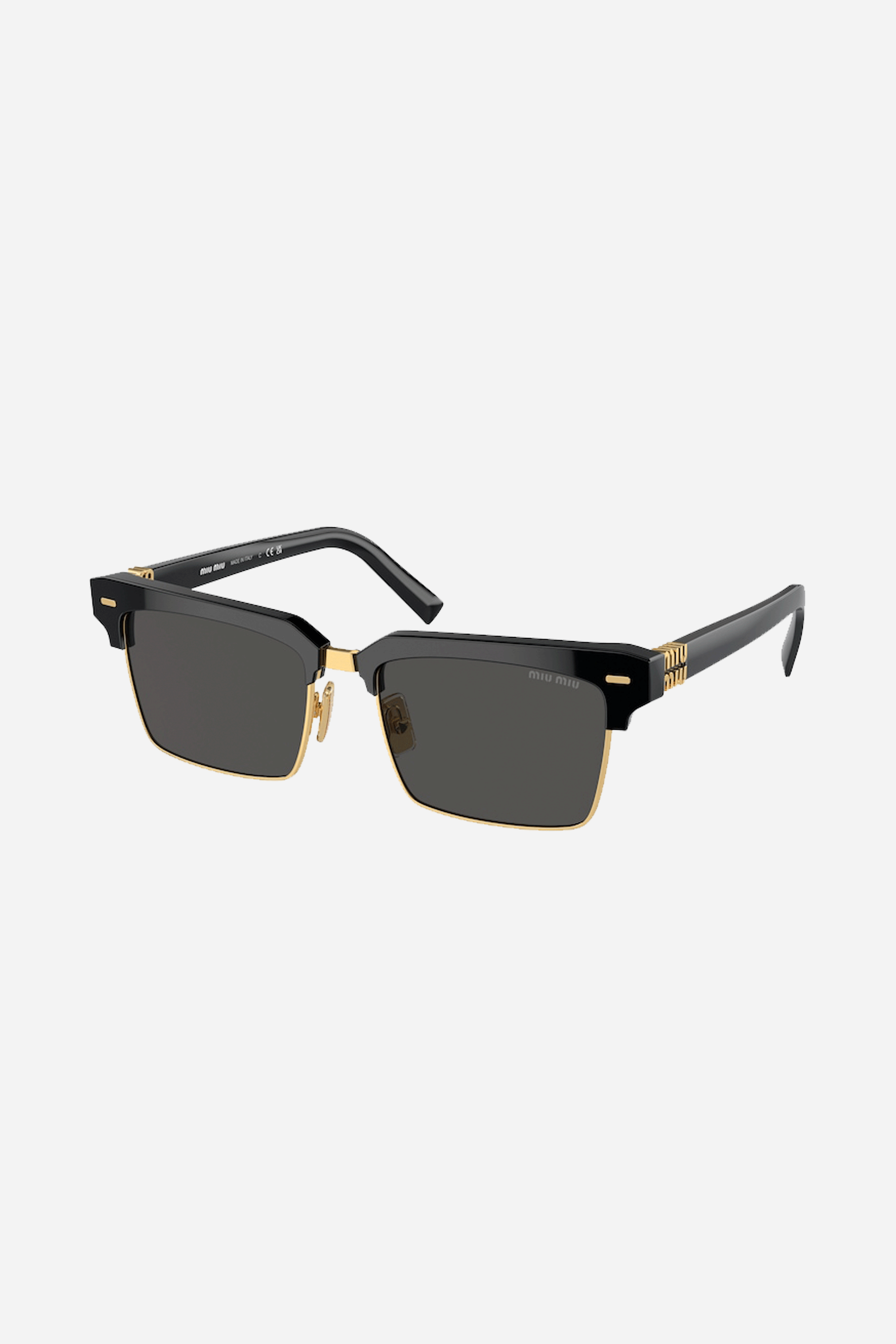 Miu Miu black squared clubmaster sunglasses