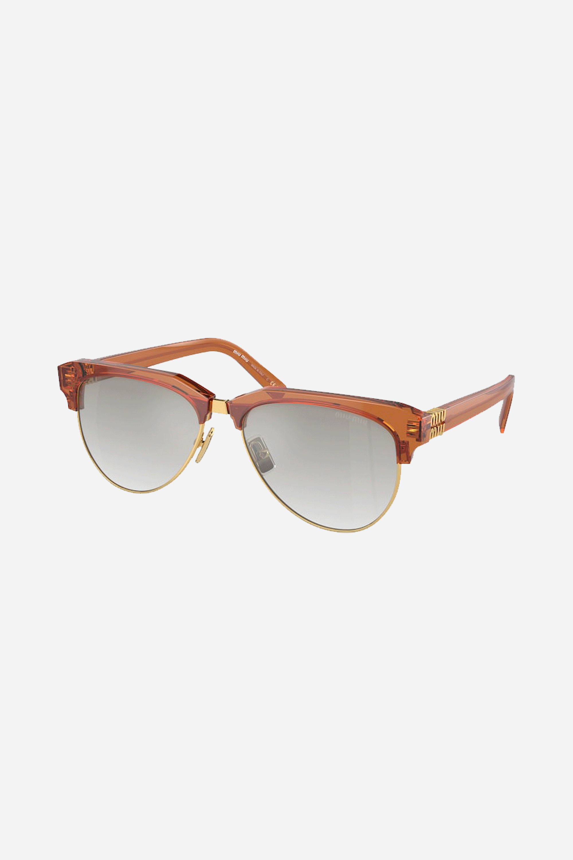 Miu Miu brown clubmaster sunglasses