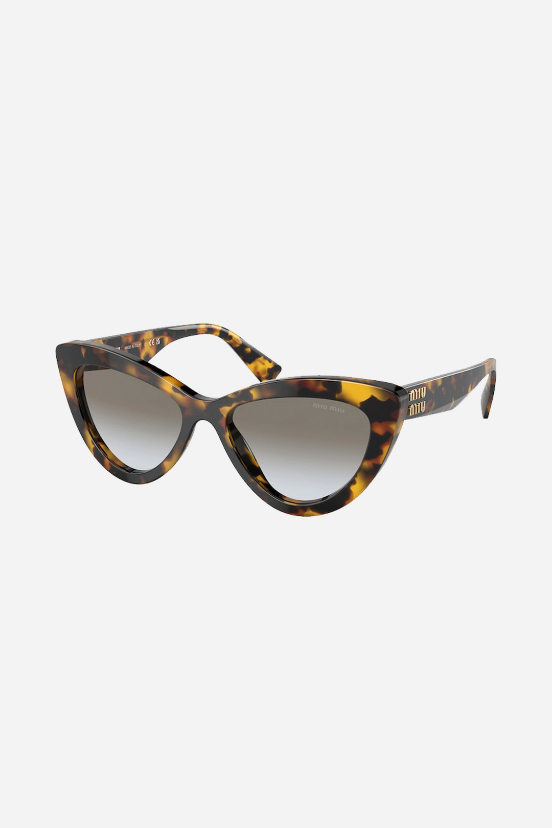 Miu Miu cat-eye dark havana sunglasses