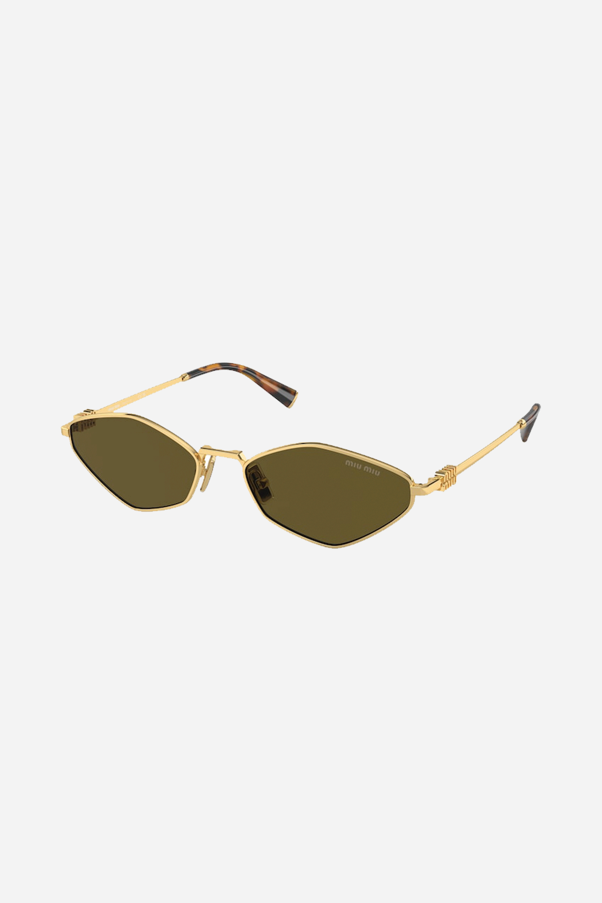 Miu Miu rombo metal gold lenses sunglasses