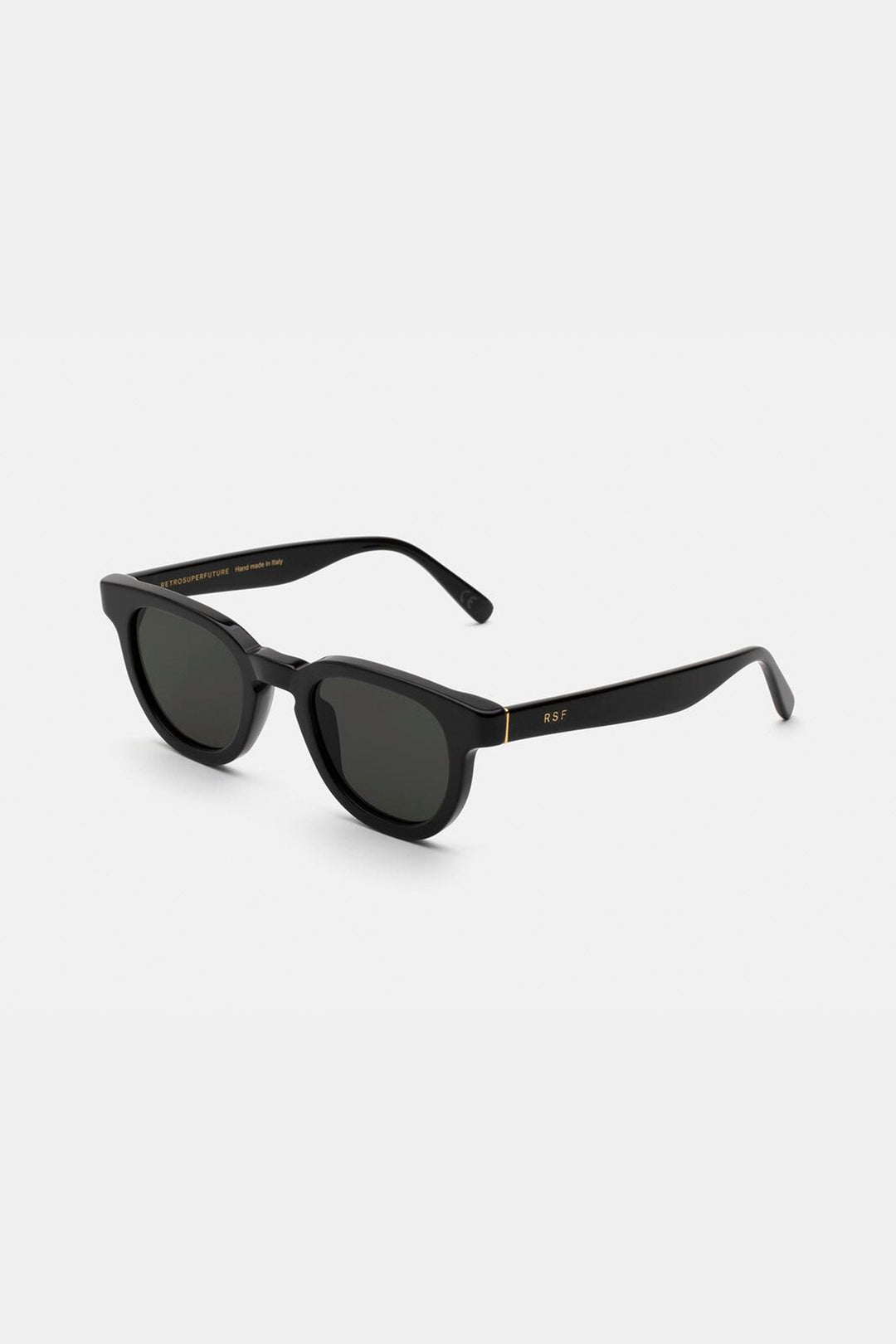 Retrosuperfuture certo 3627 black round sunglasses