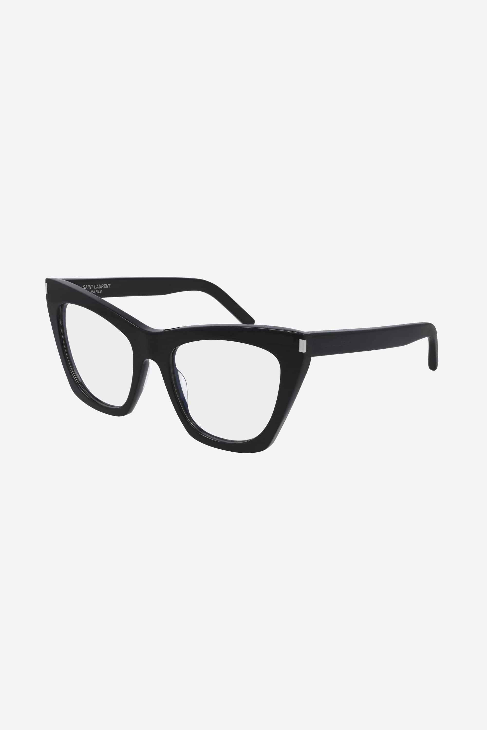 Saint Laurent cat eye kate angular black frame