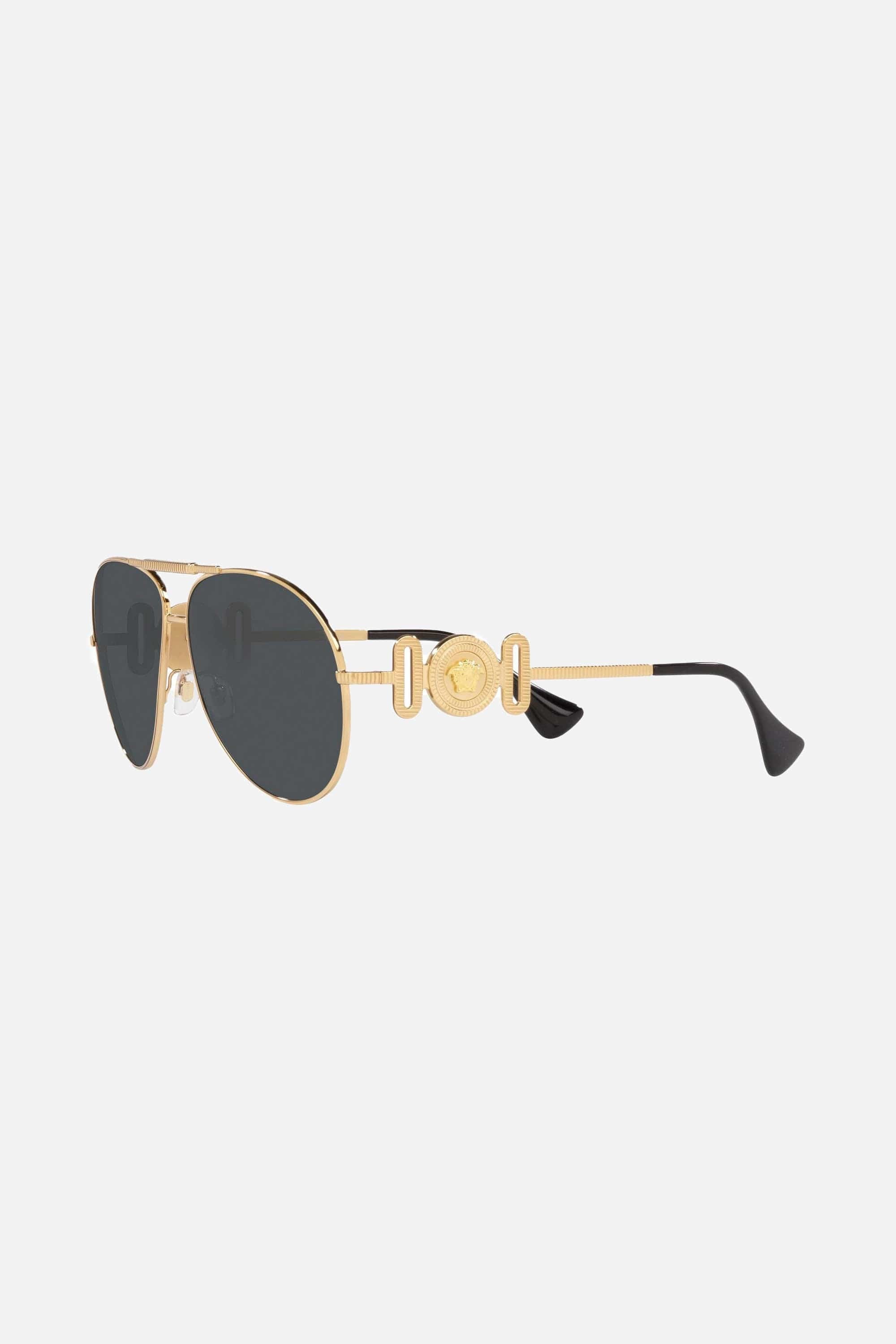 Versace caravan sunglasses with gold details