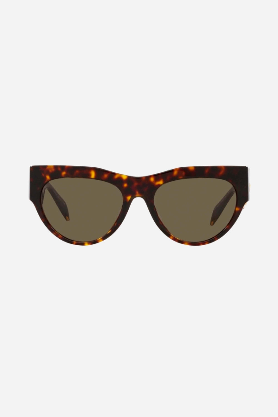 Versace cat eye havana sunglasses with gold side details